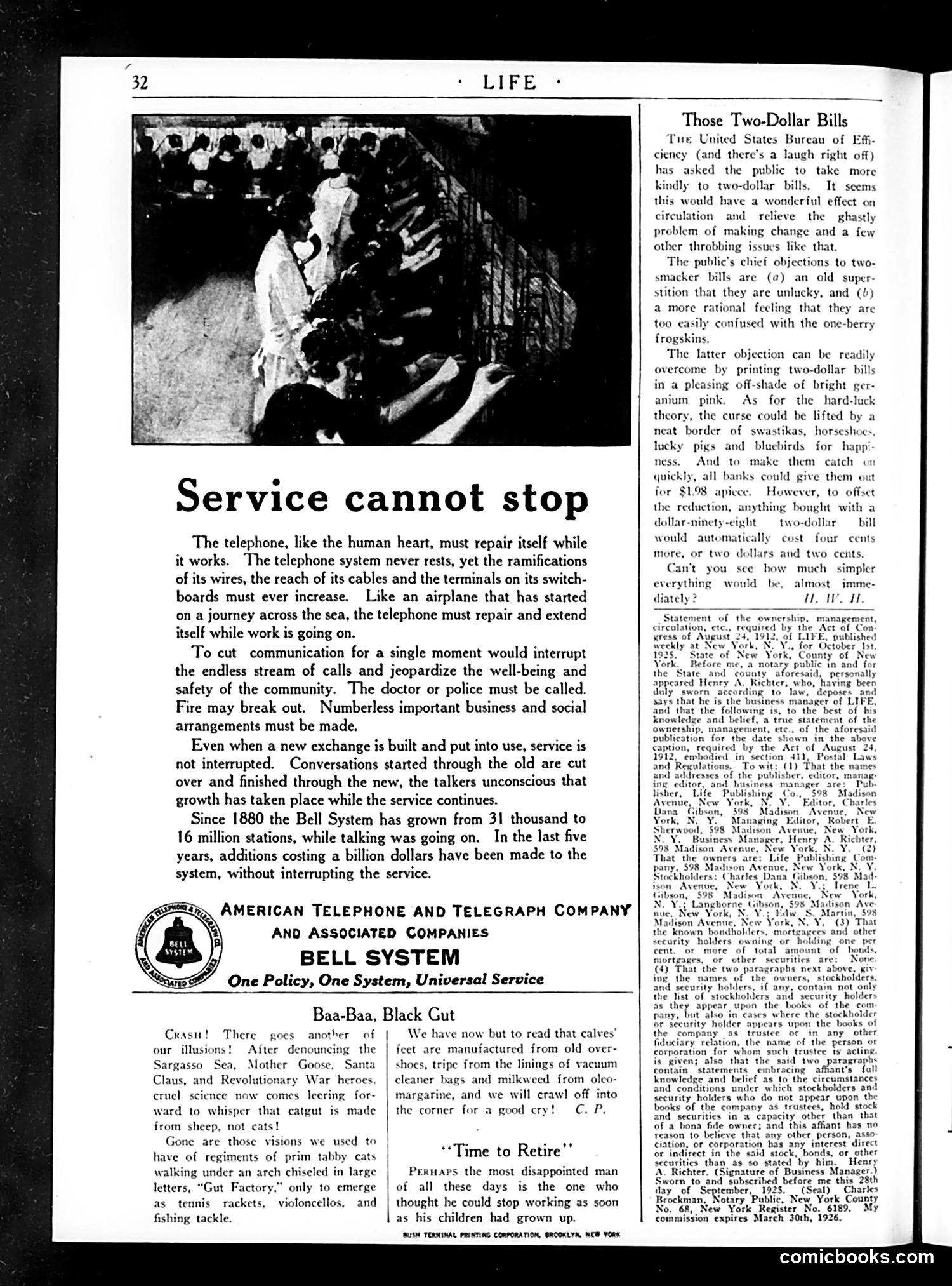 Life — October 15, 1925 — page 34 of 36