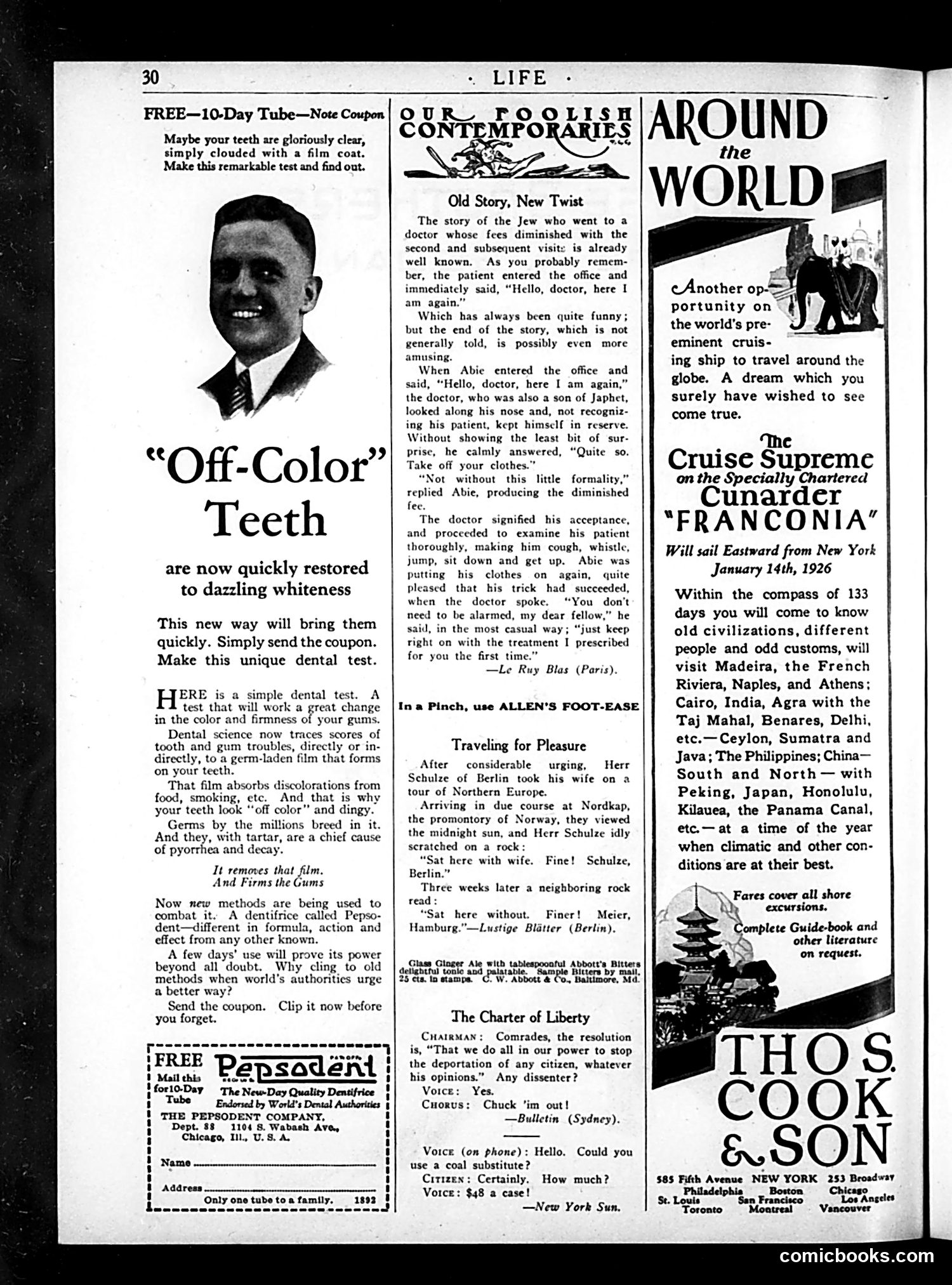 Life — November 19, 1925 — page 32 of 40
