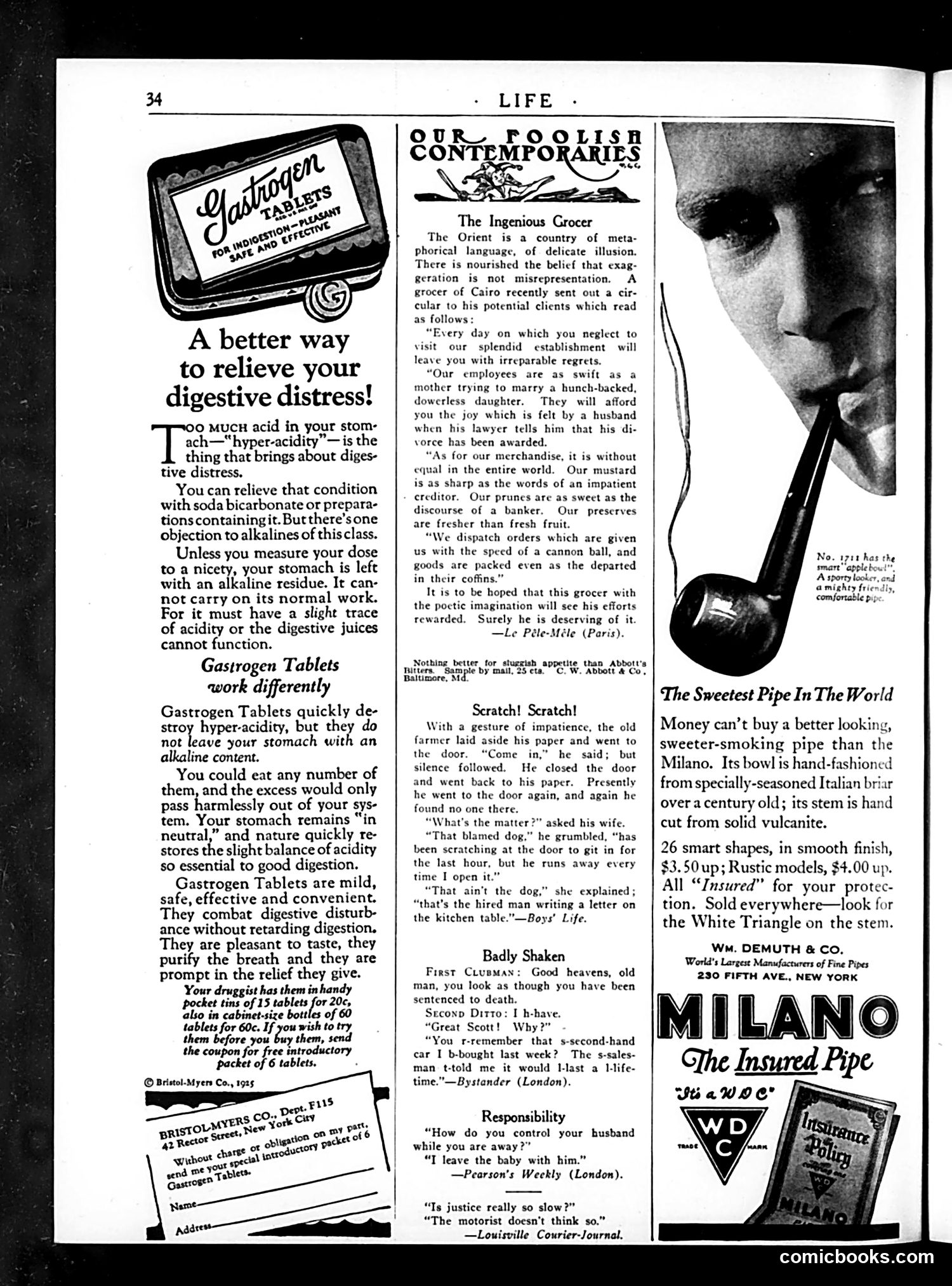 Life — November 26, 1925 — page 36 of 44