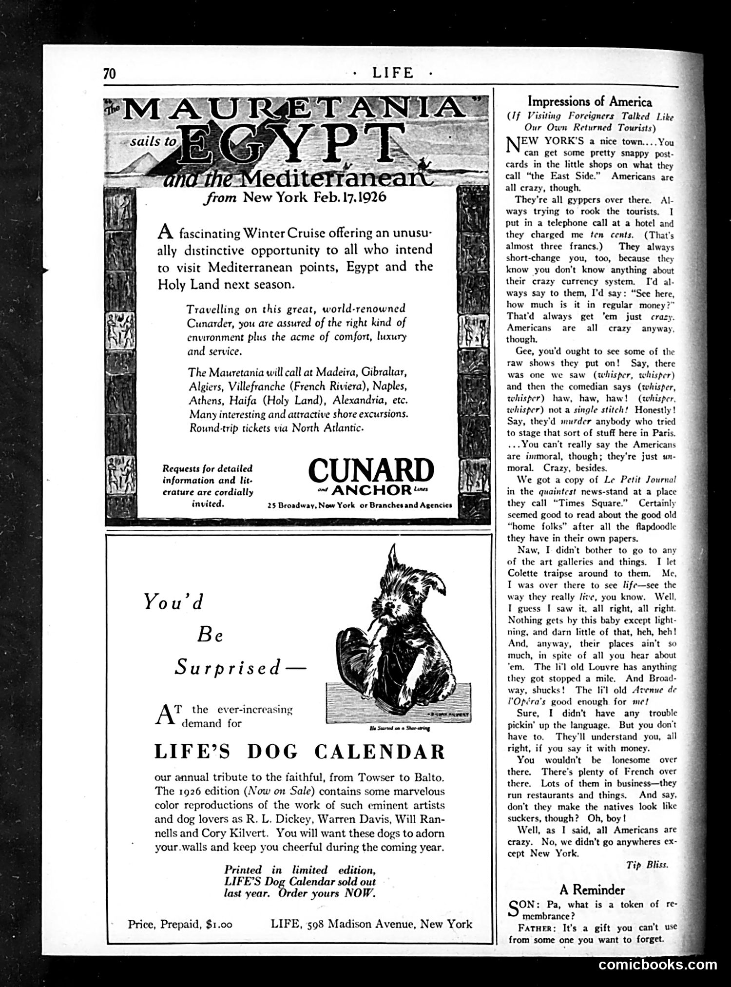Life — December 3, 1925 — page 74 of 84