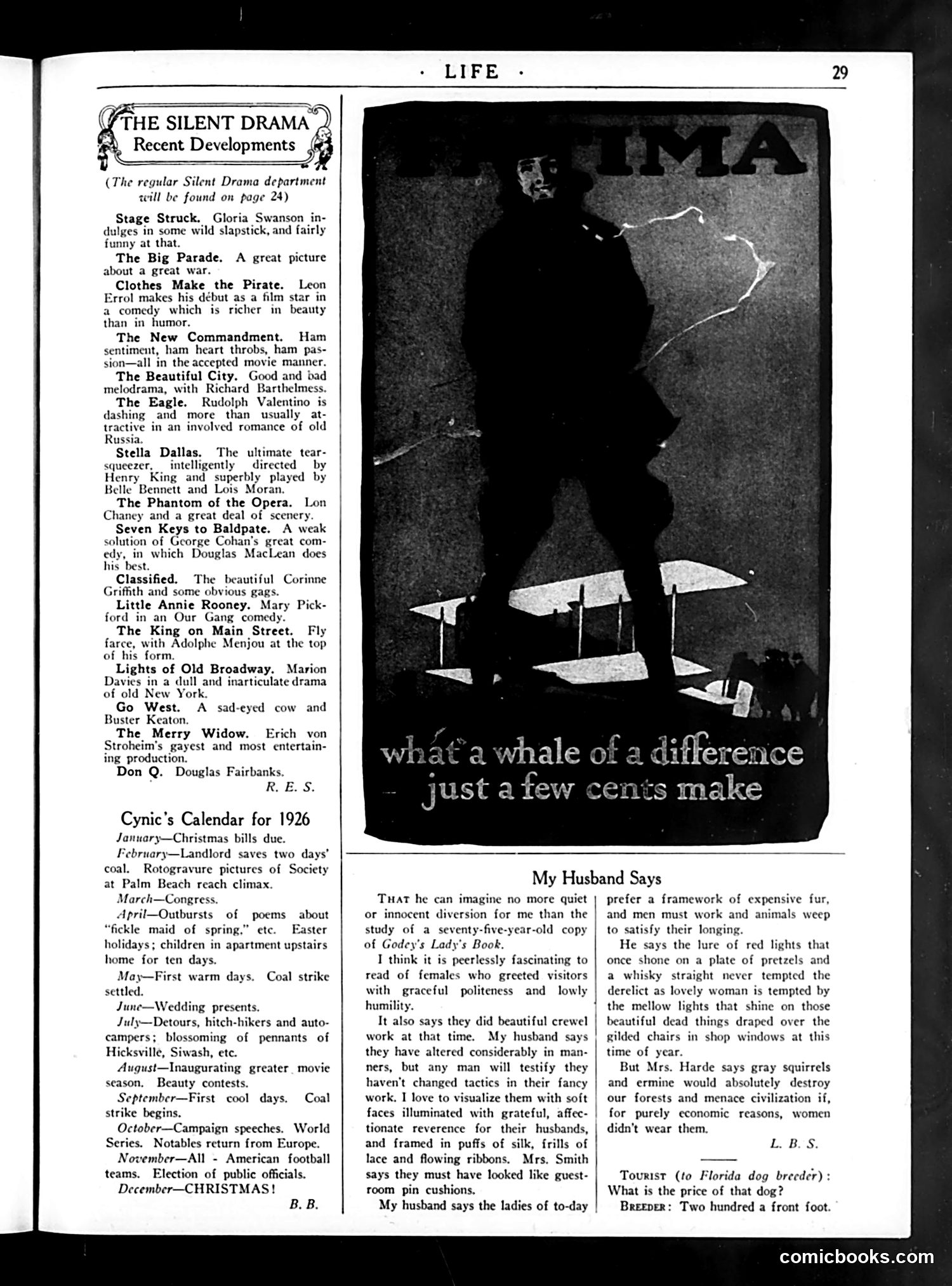 Life — December 31, 1925 — page 31 of 37