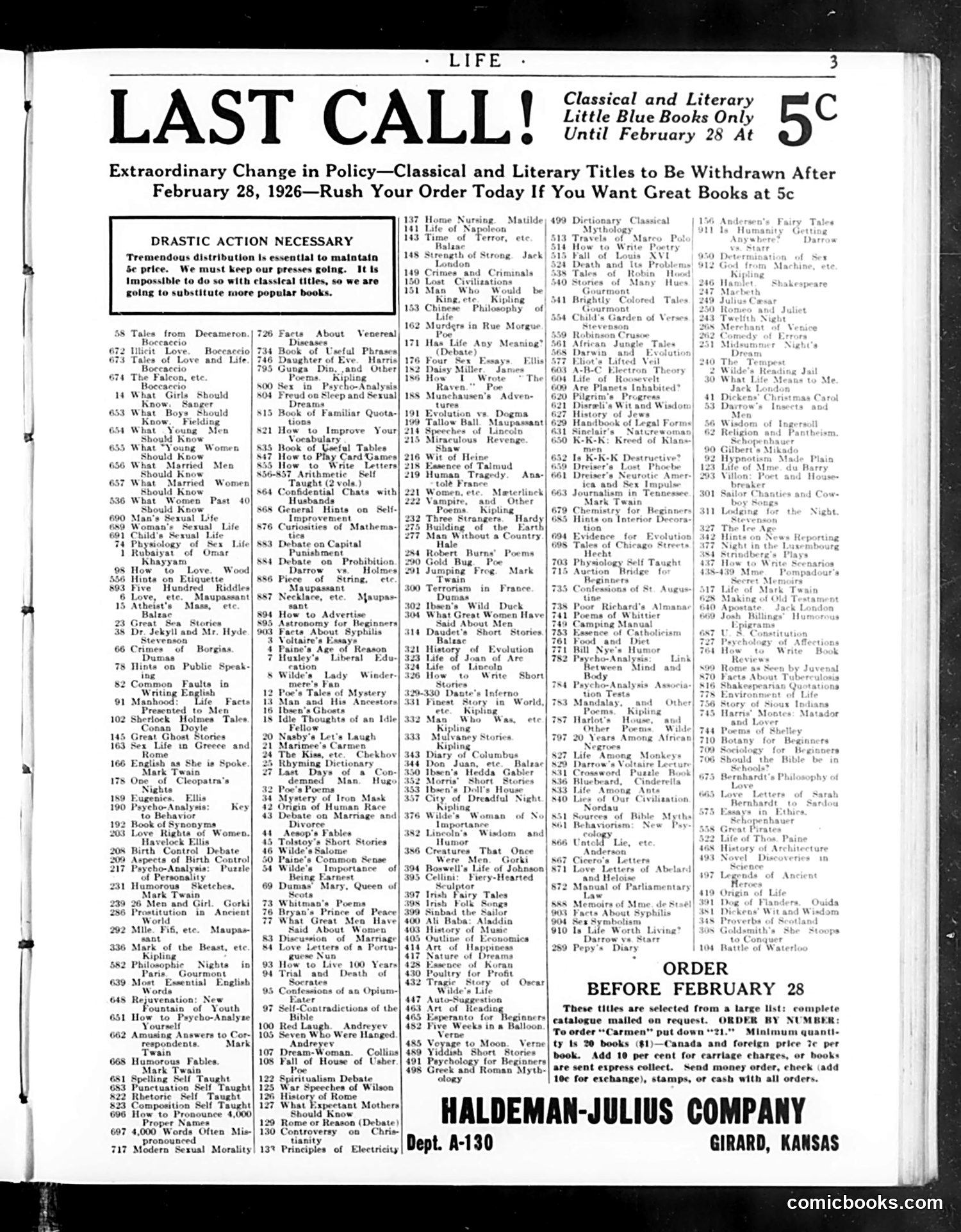 Life — January 7, 1926 — page 5 of 40