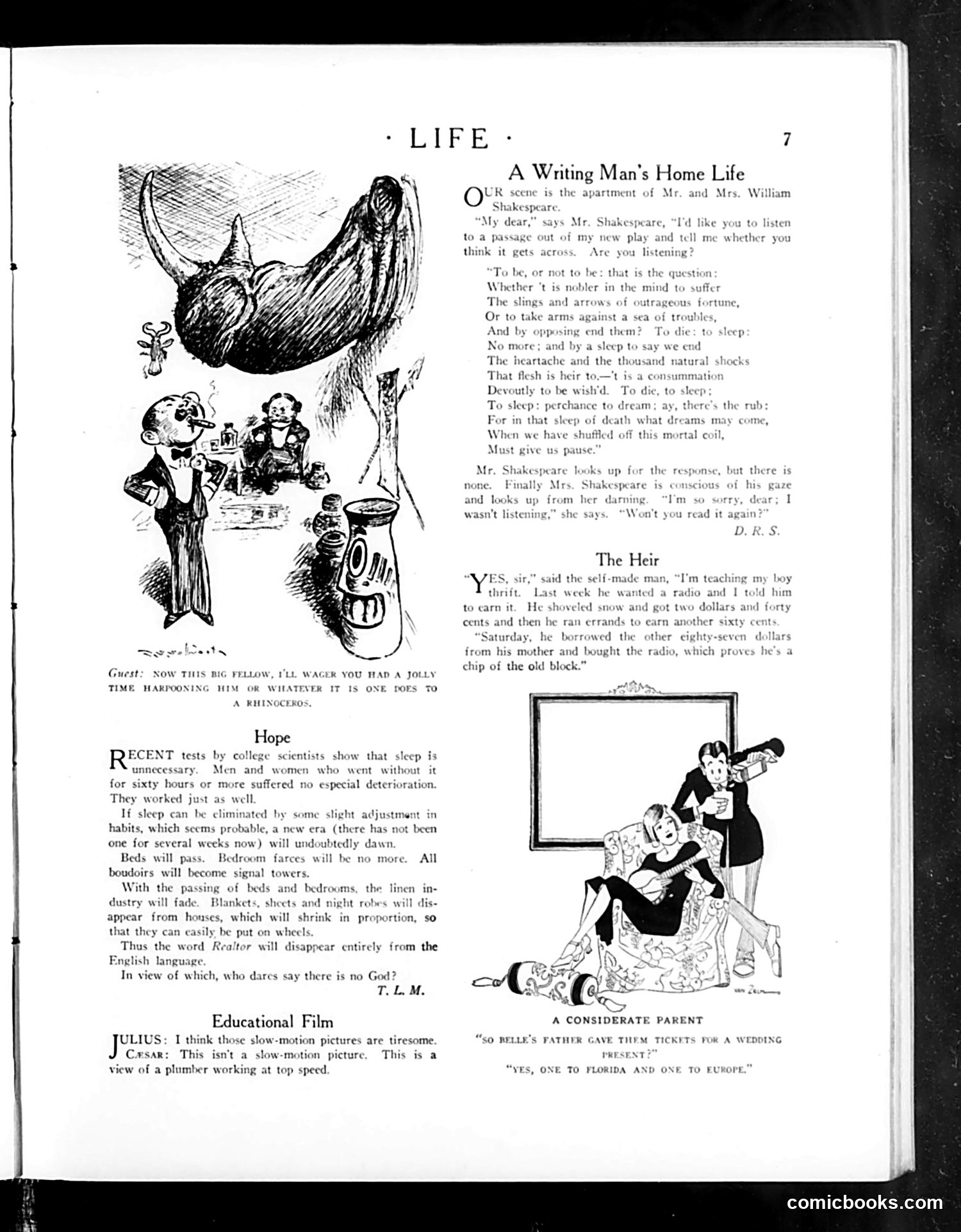 Life — January 21, 1926 — page 9 of 36