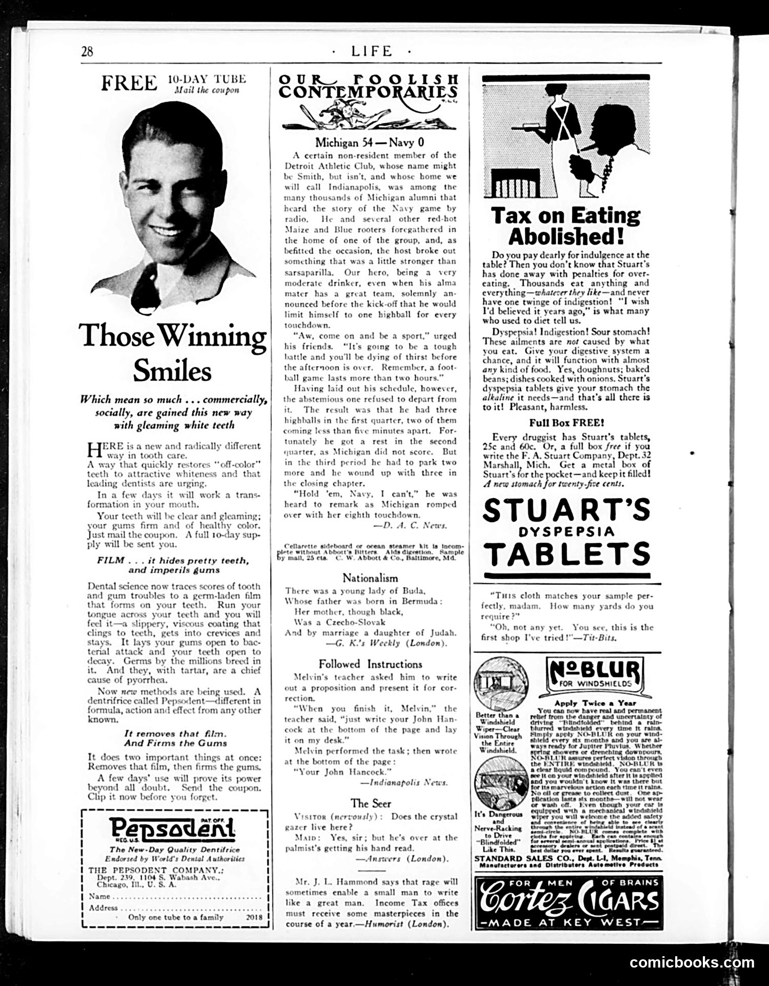 Life — January 21, 1926 — page 30 of 36