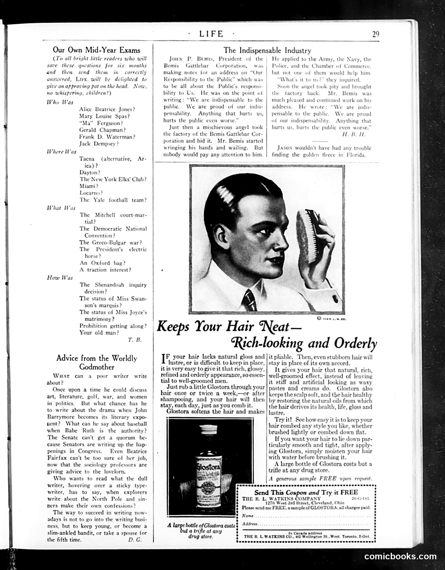 Life — January 21, 1926 — page 31 of 36