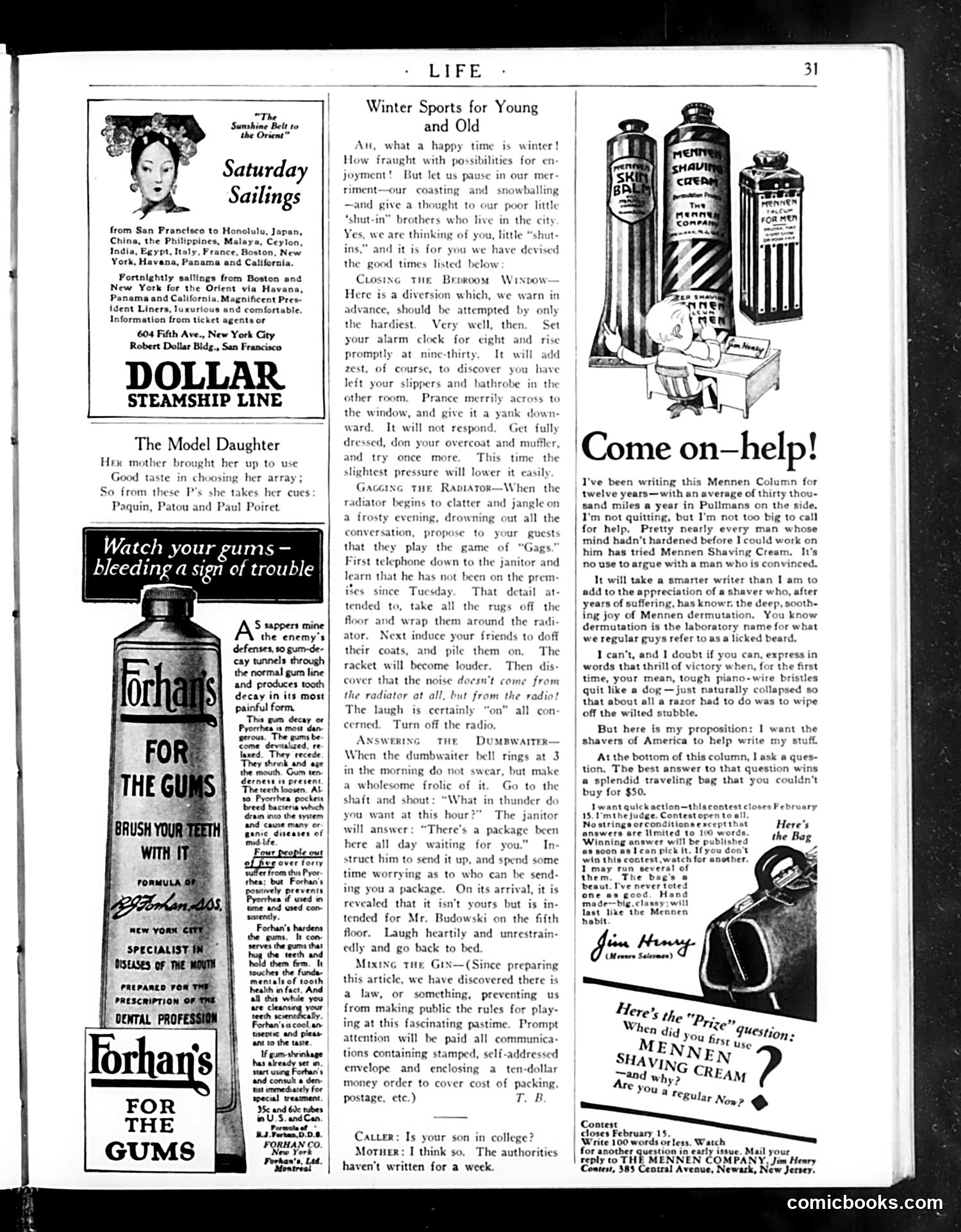 Life — January 21, 1926 — page 33 of 36