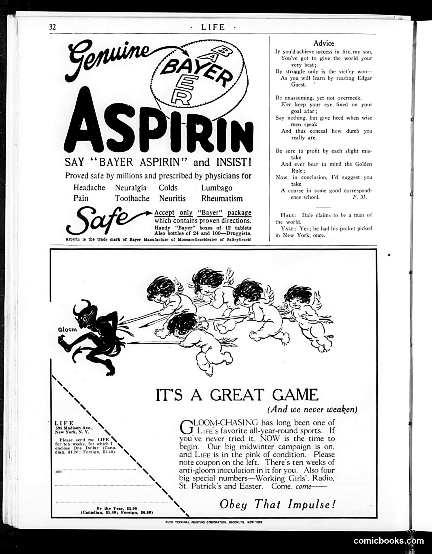 Life — January 21, 1926 — page 34 of 36