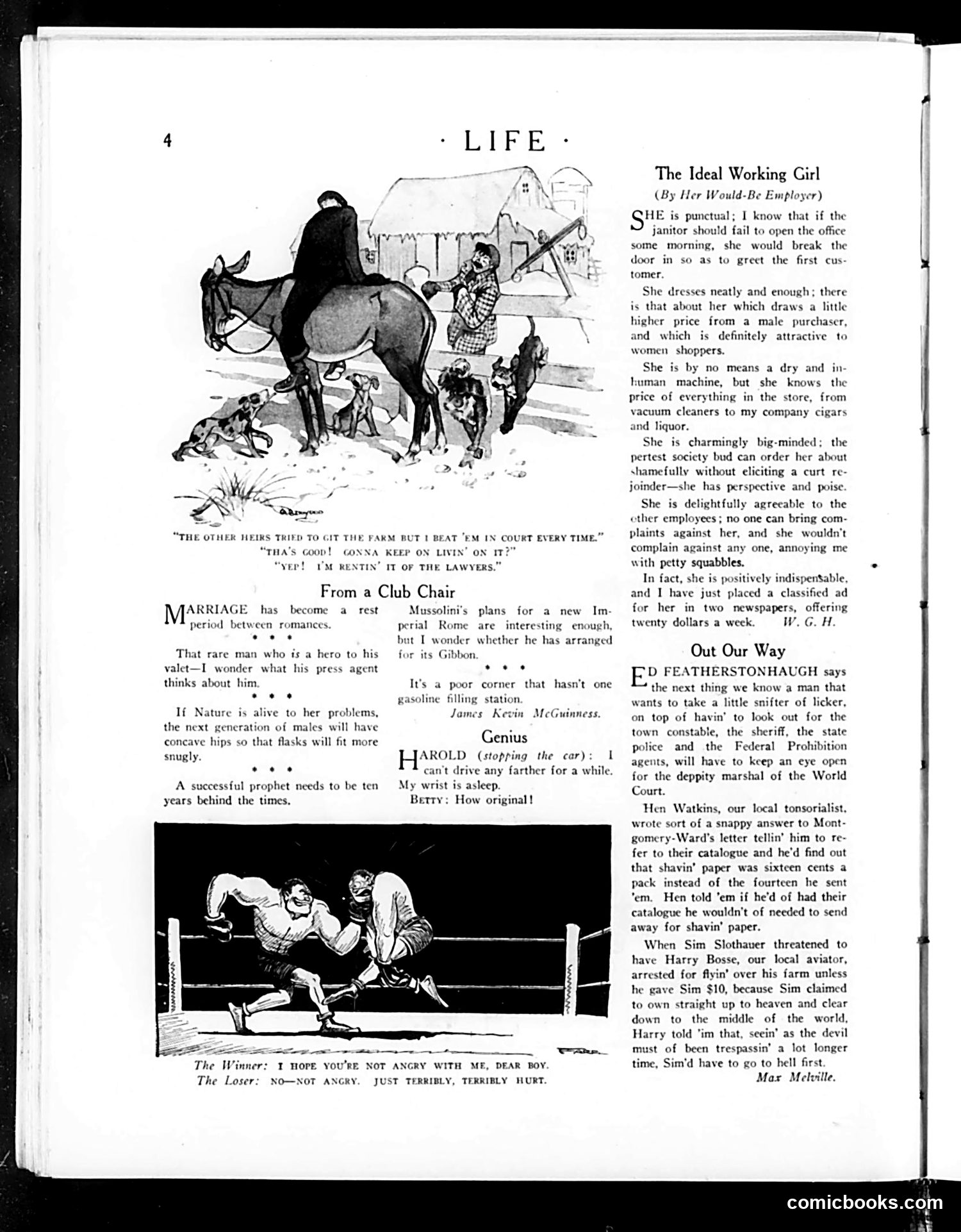 Life — January 28, 1926 — page 6 of 36