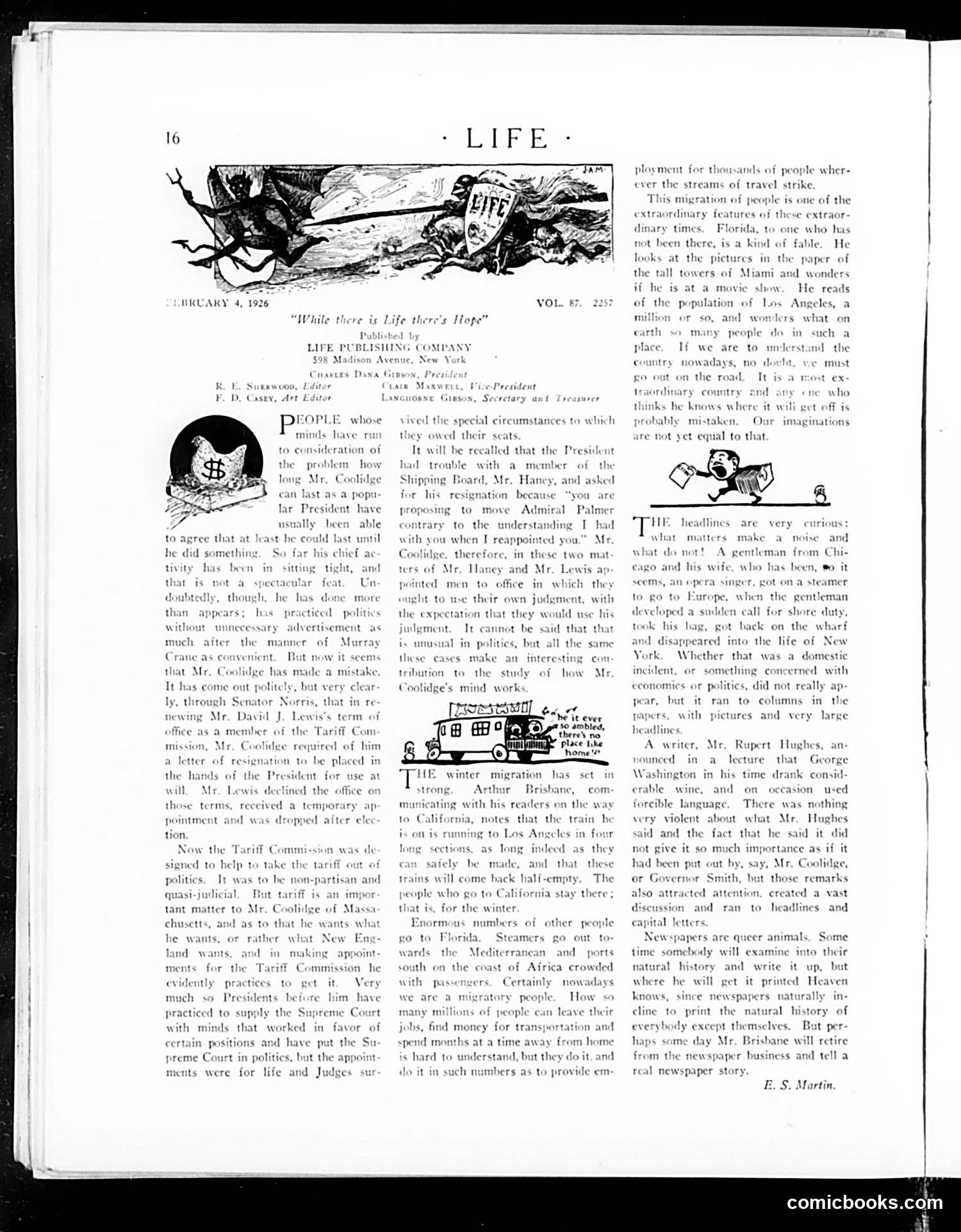 Life — February 4, 1926 — page 18 of 40
