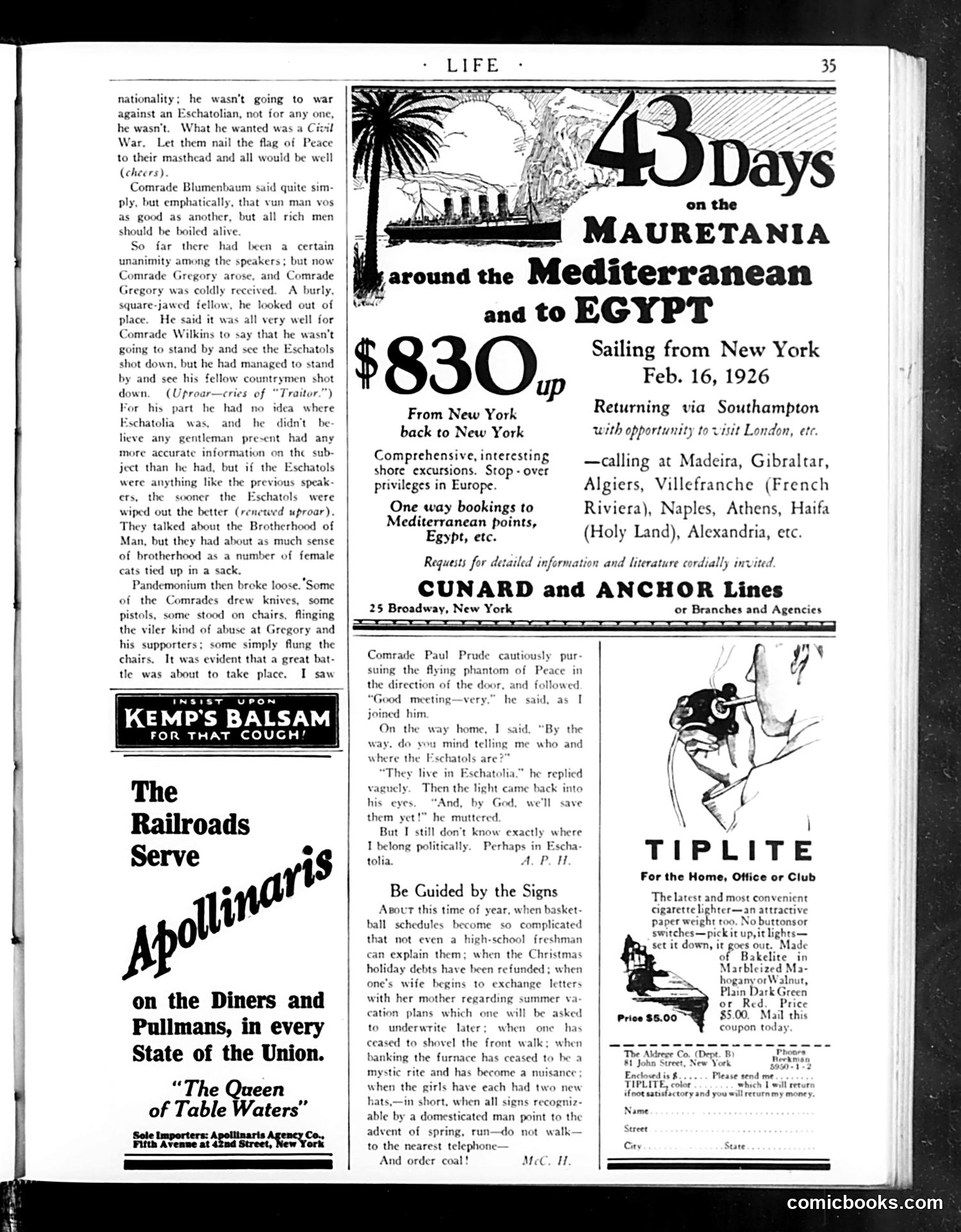Life — February 4, 1926 — page 37 of 40