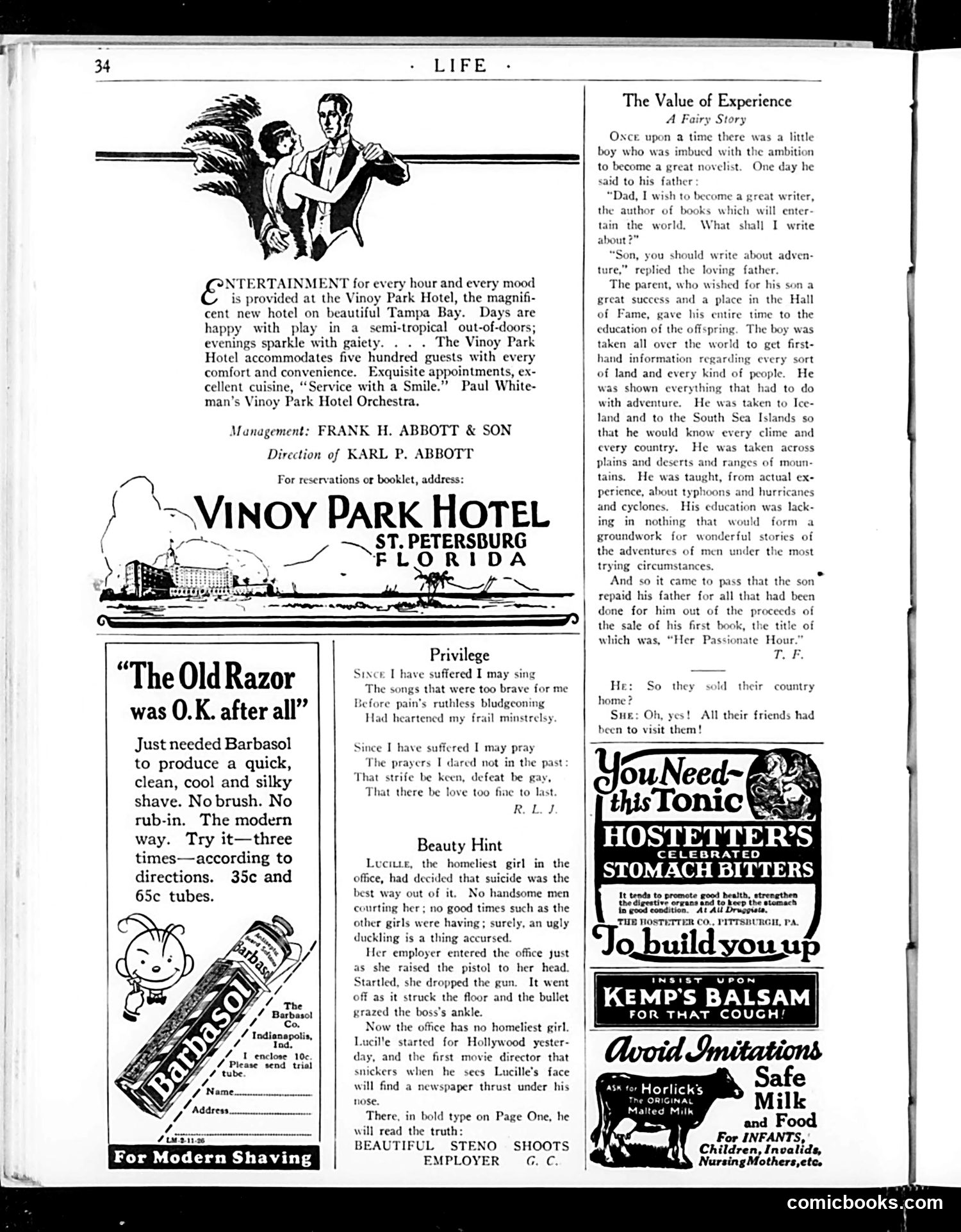 Life — February 11, 1926 — page 36 of 40