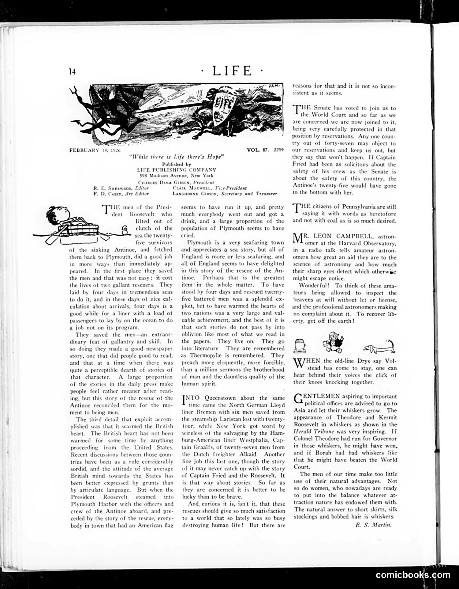 Life — February 18, 1926 — page 16 of 36