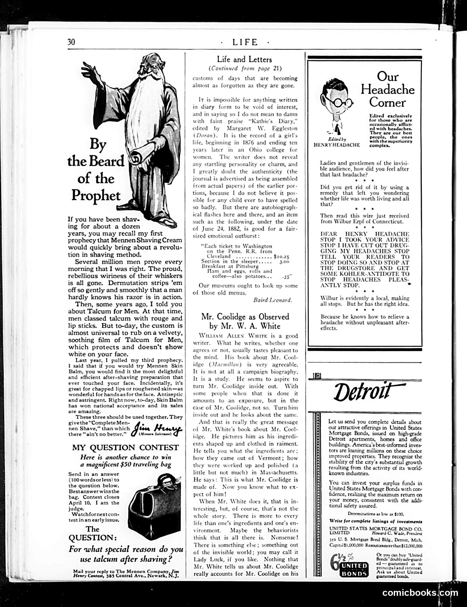 Life — February 18, 1926 — page 32 of 36