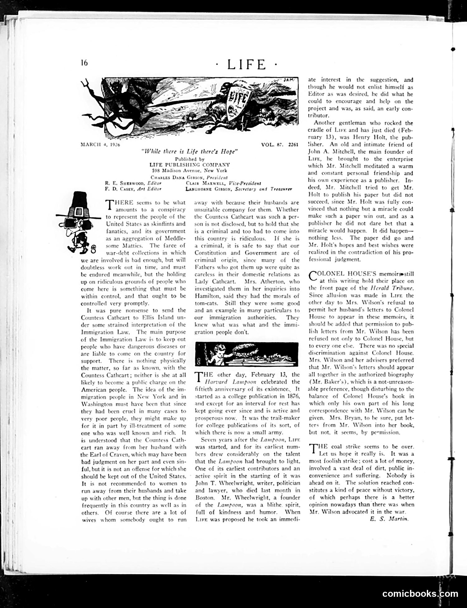 Life — March 4, 1926 — page 18 of 40