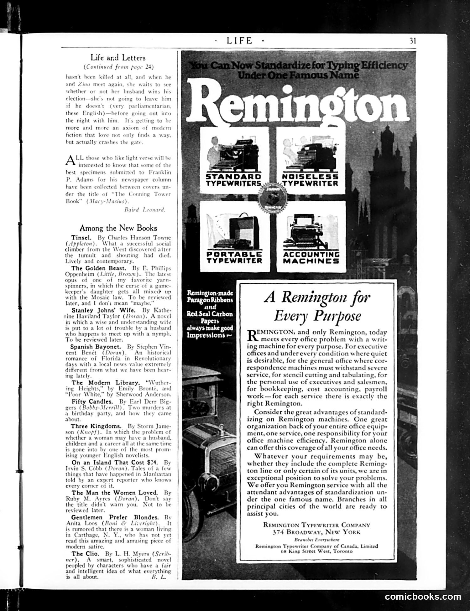 Life — March 11, 1926 — page 33 of 40