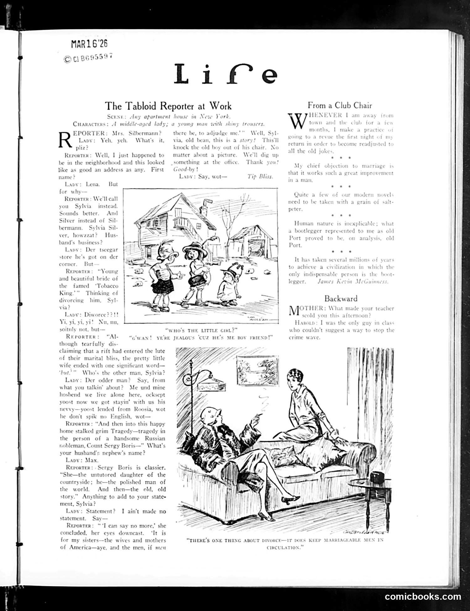 Life — March 18, 1926 — page 9 of 44