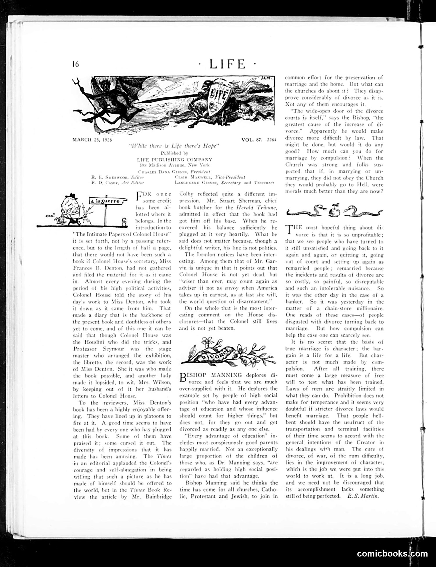 Life — March 25, 1926 — page 18 of 40