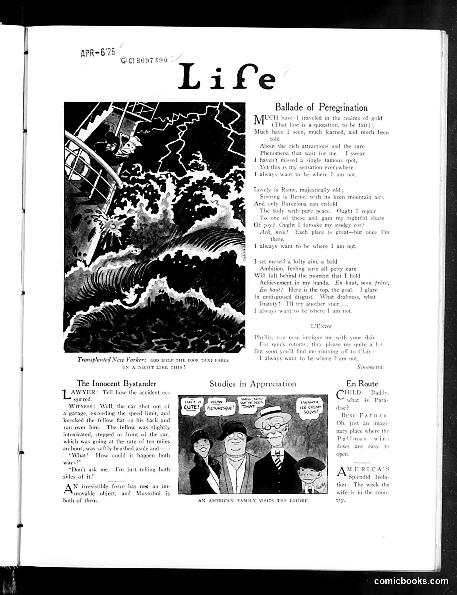 Life — April 8, 1926 — page 9 of 52