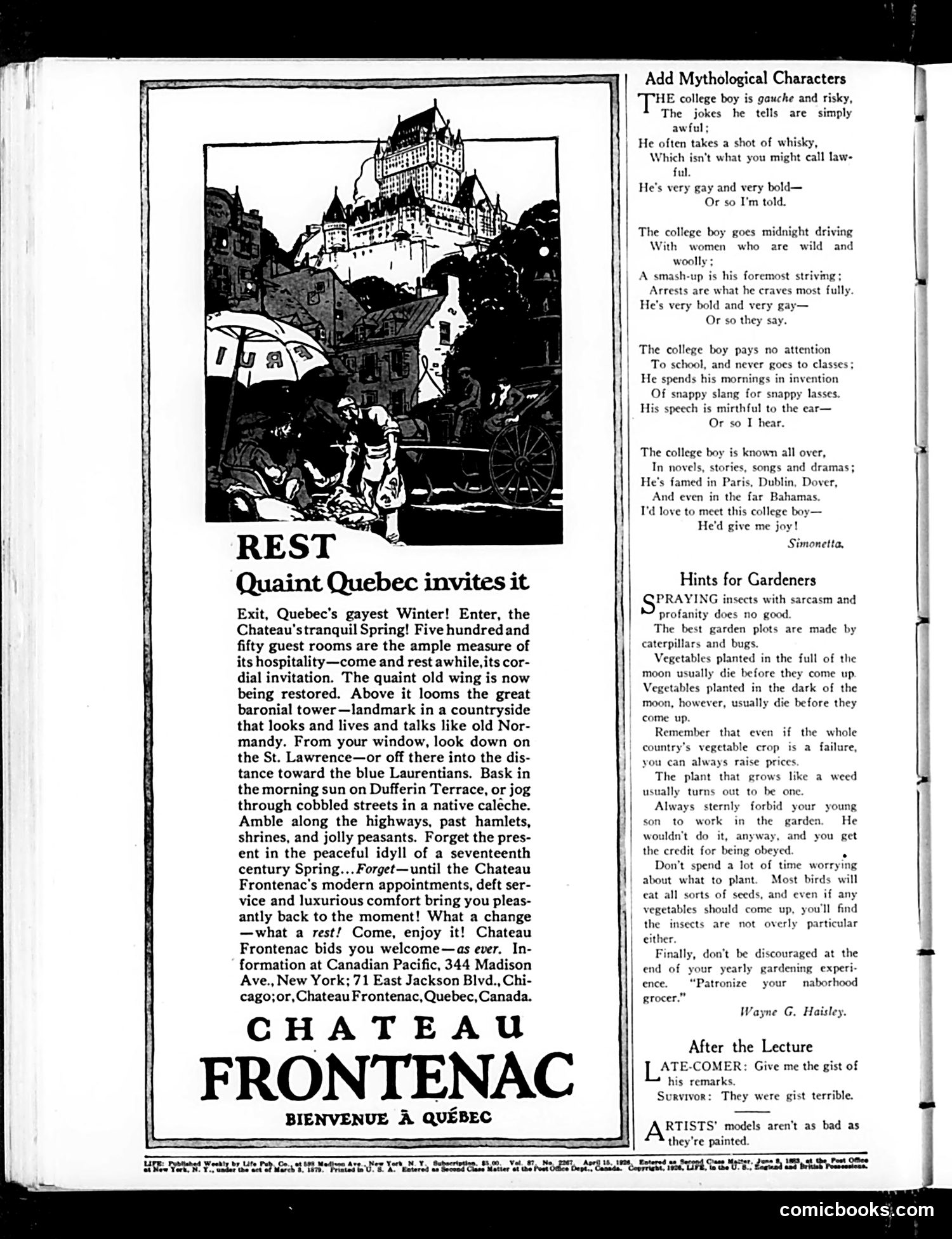 Life — April 15, 1926 — page 4 of 44