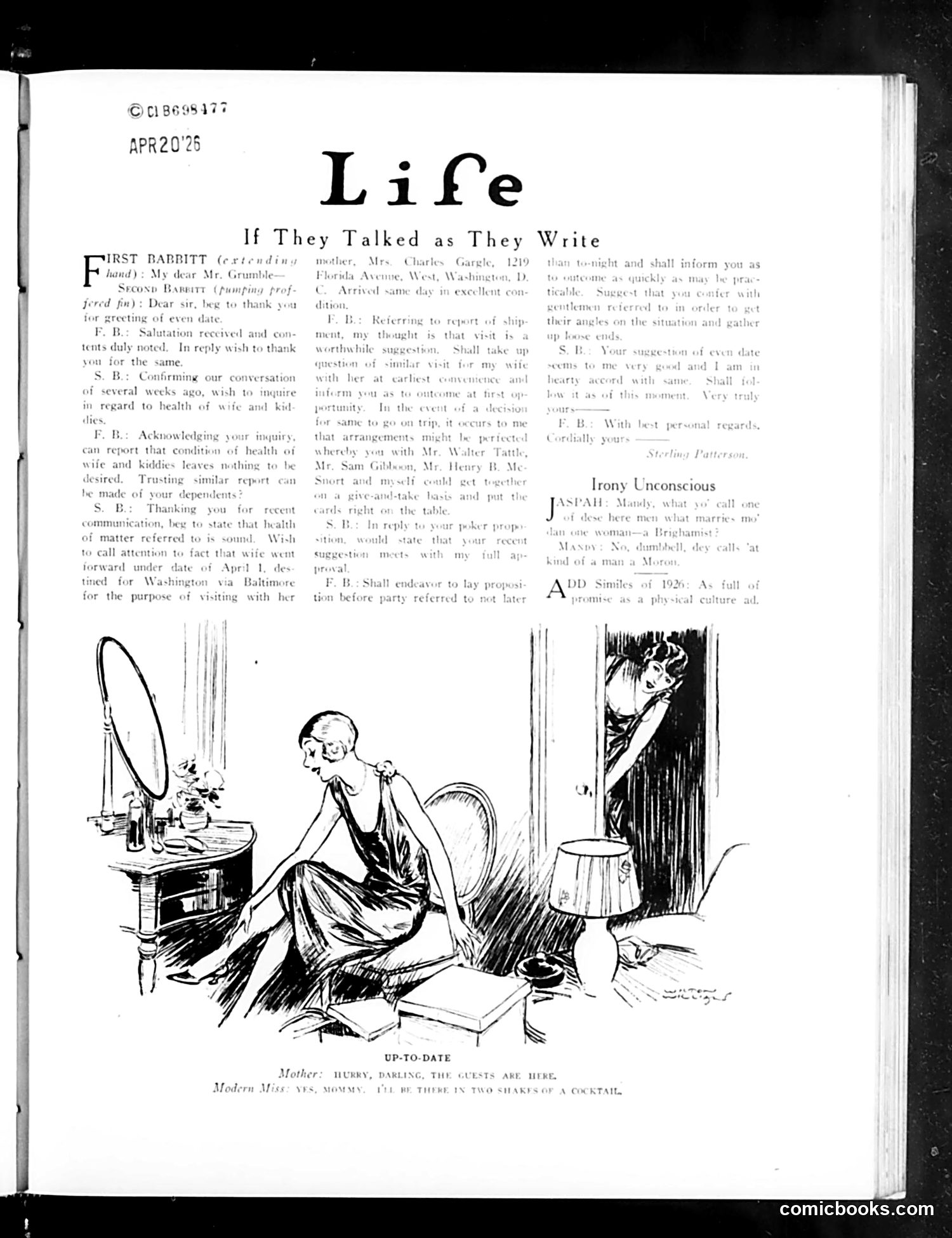 Life — April 22, 1926 — page 5 of 40