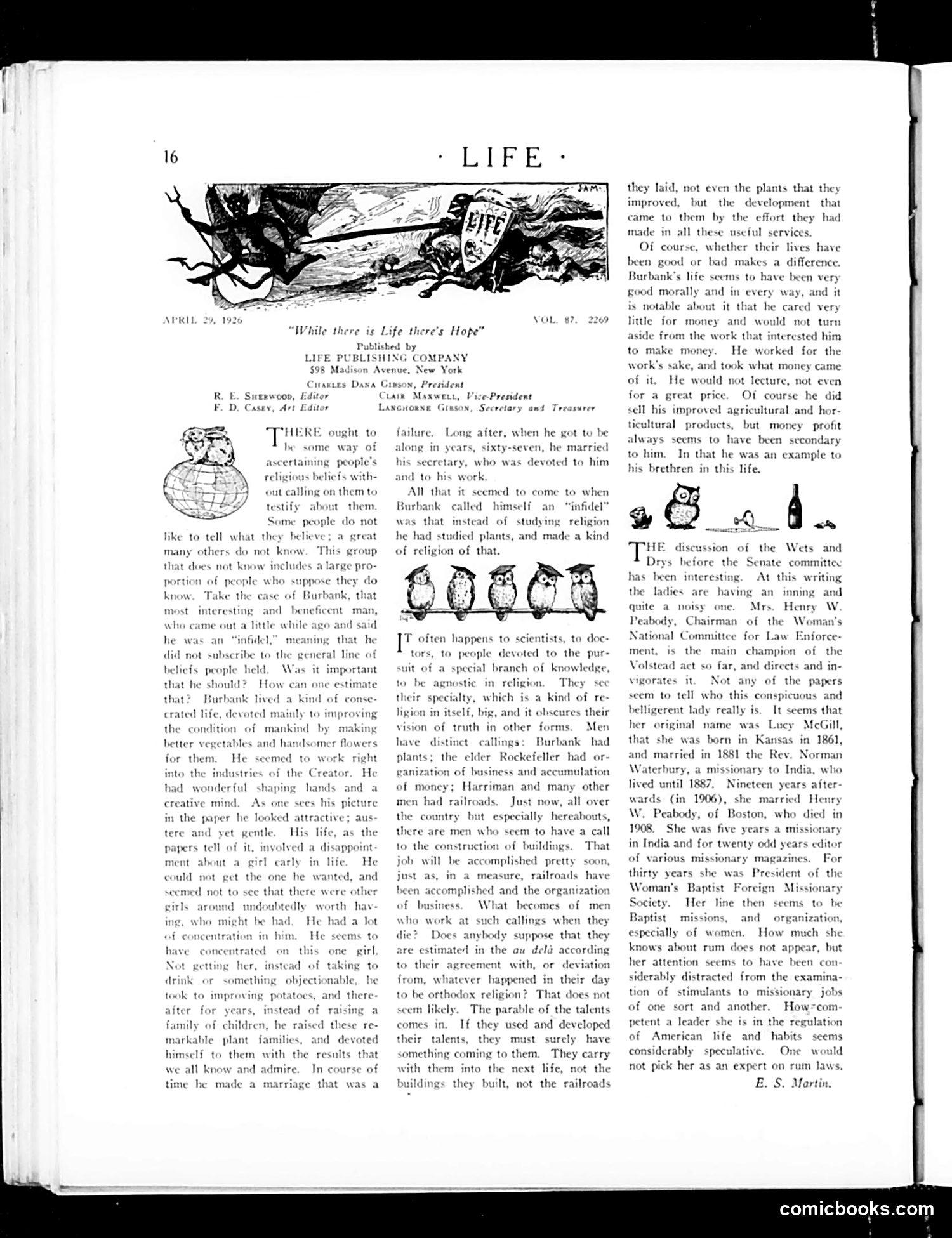 Life — April 29, 1926 — page 18 of 42