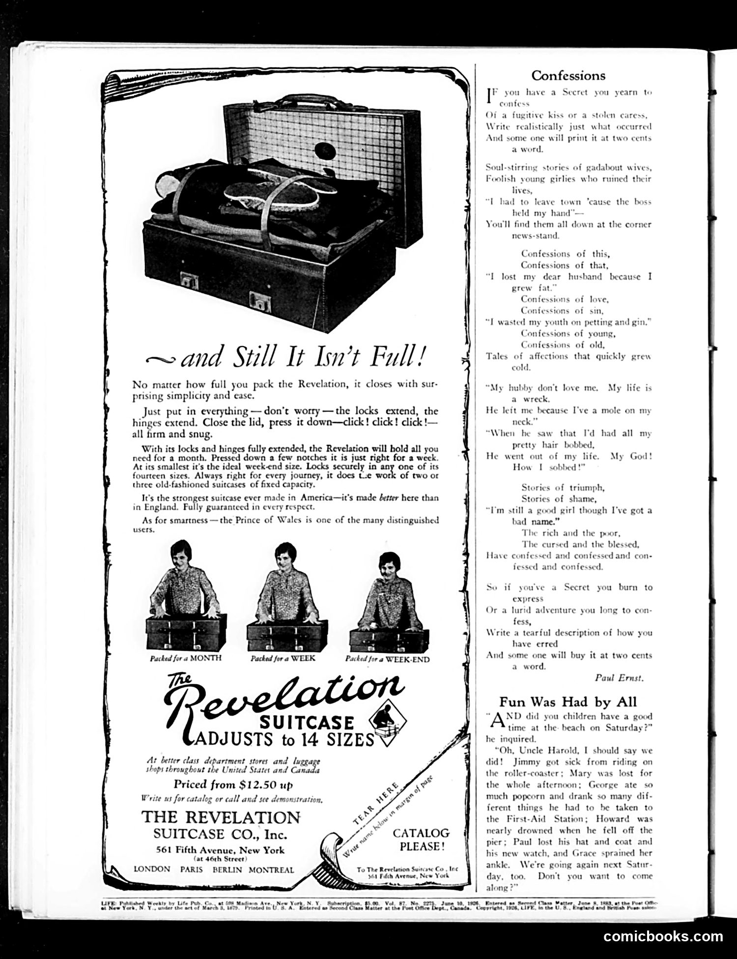 Life — June 10, 1926 — page 4 of 44