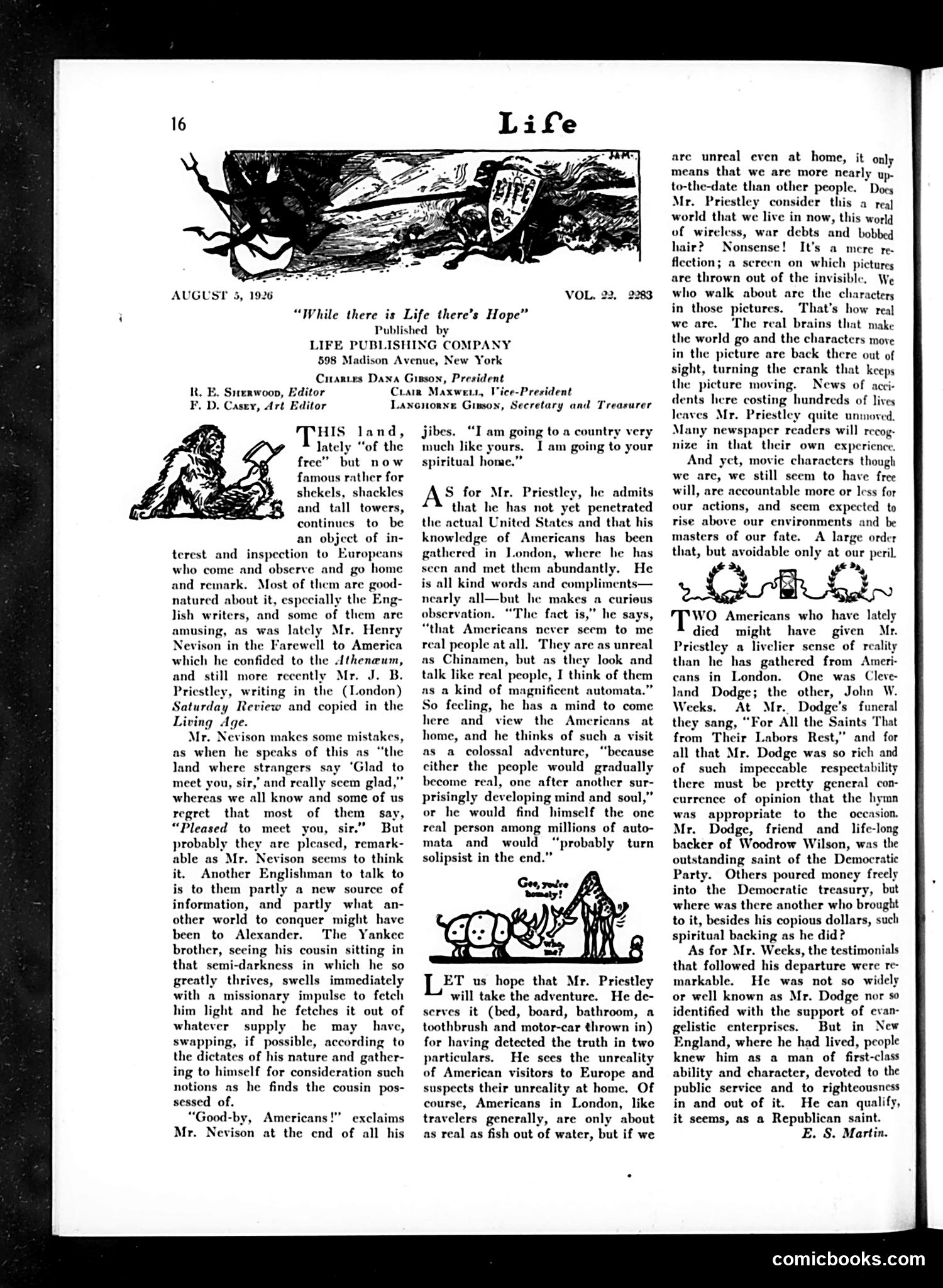 Life — August 5, 1926 — page 18 of 41