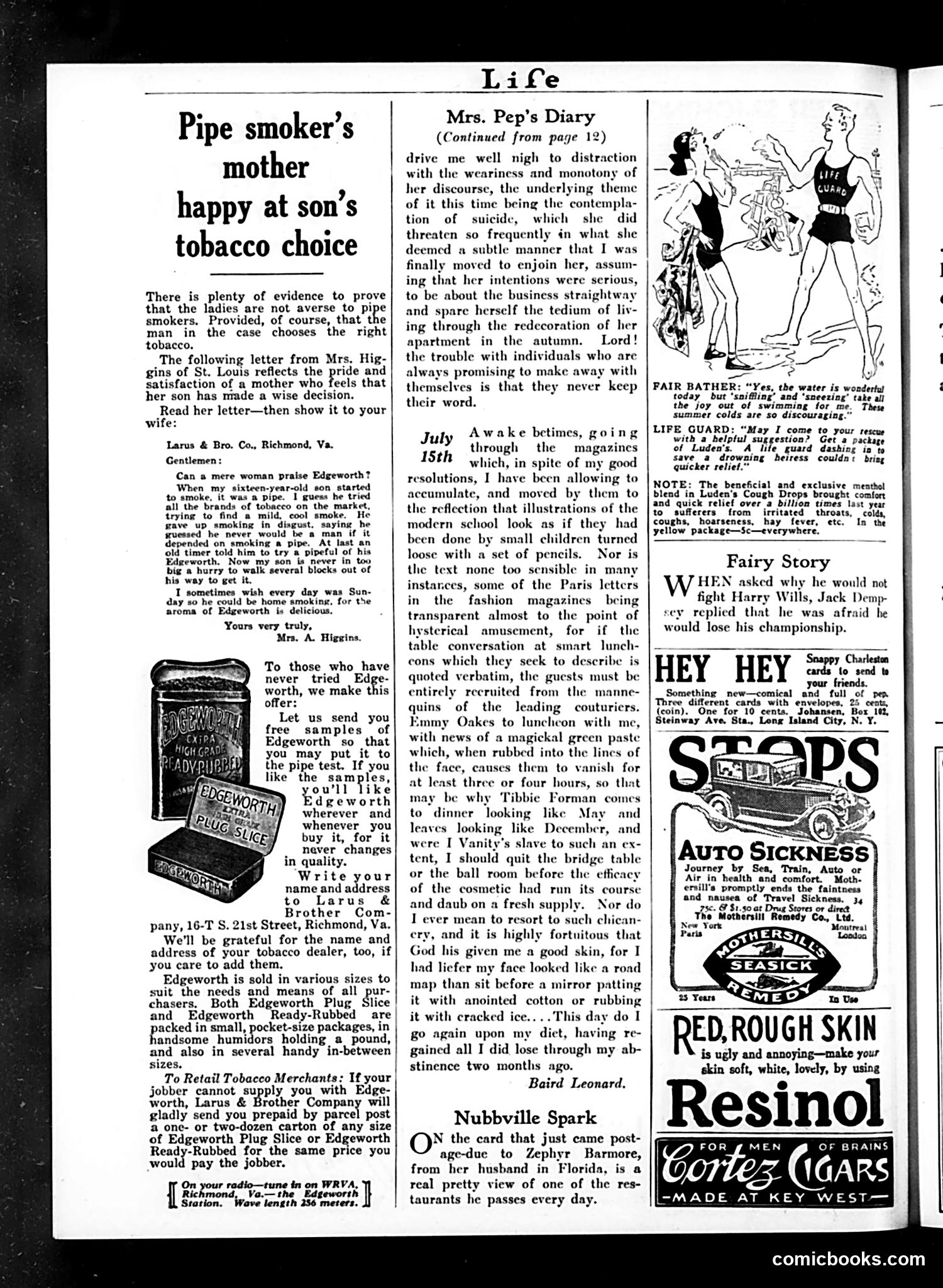 Life — August 5, 1926 — page 36 of 41