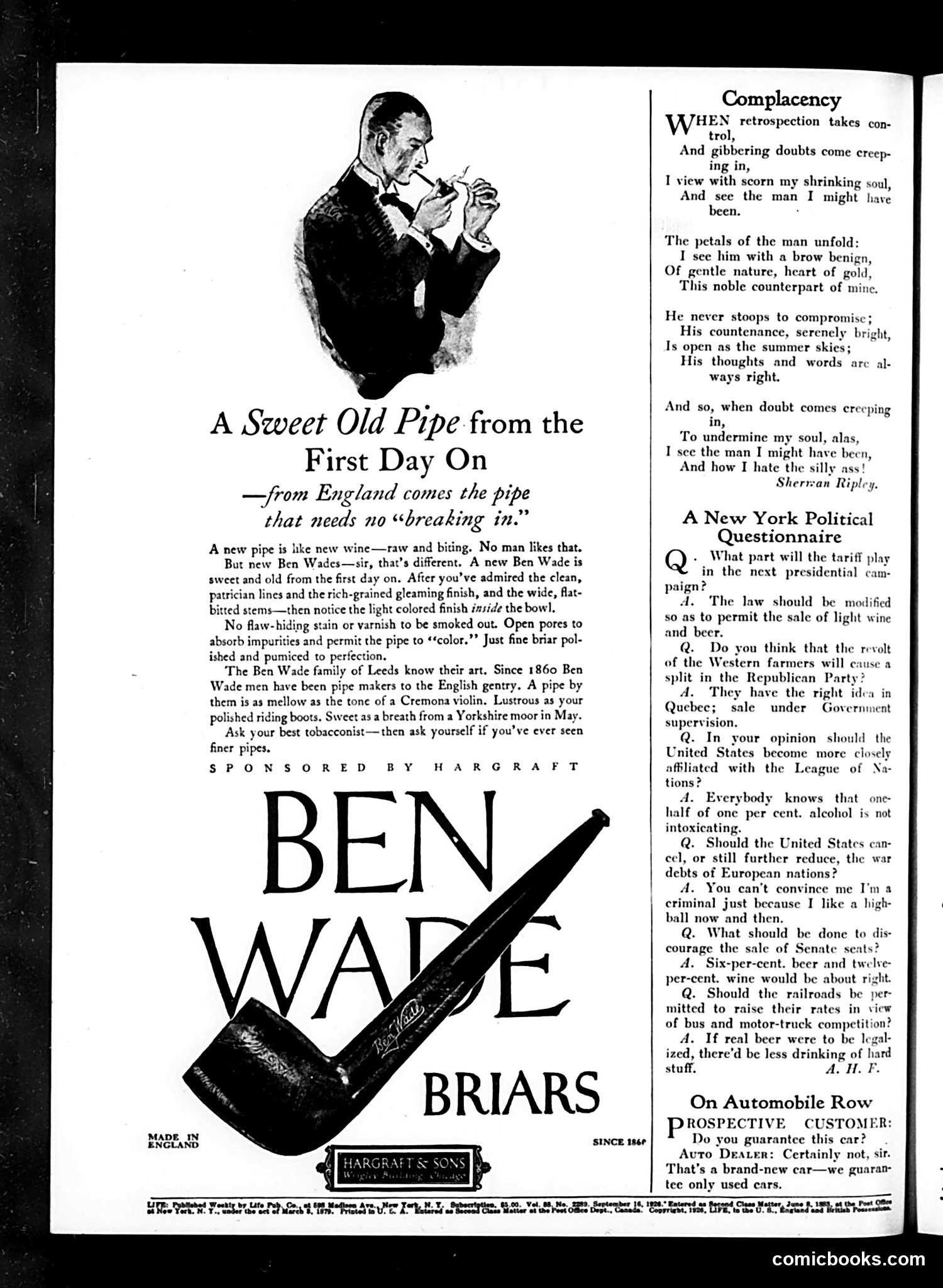 Life — September 16, 1926 — page 4 of 40