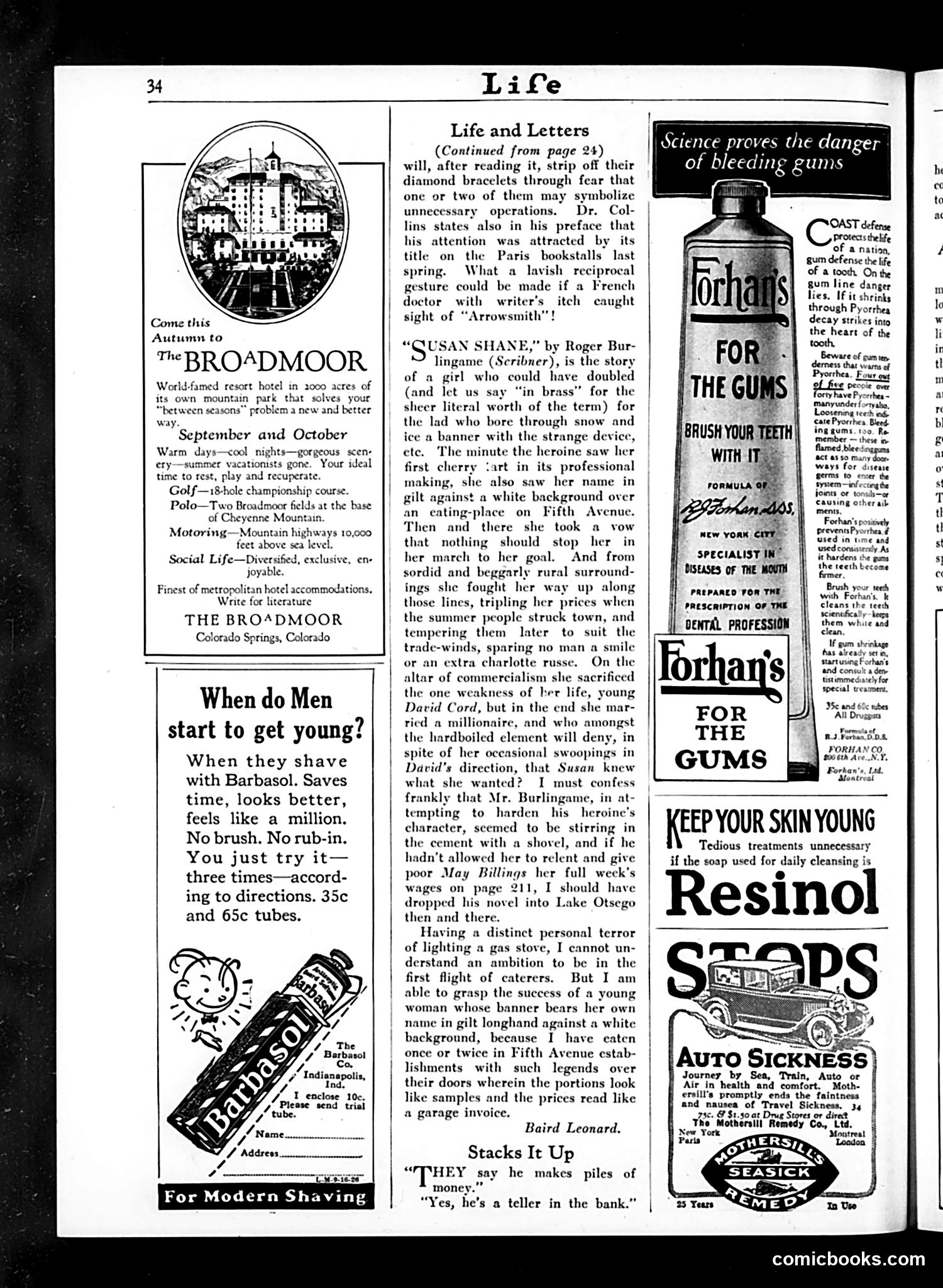 Life — September 16, 1926 — page 36 of 40