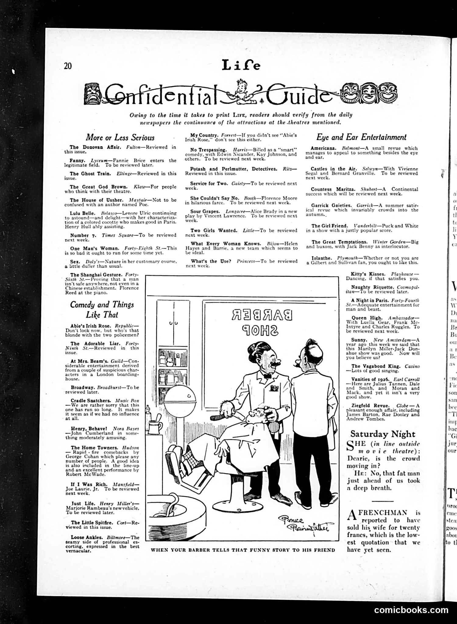 Life — September 23, 1926 — page 22 of 40