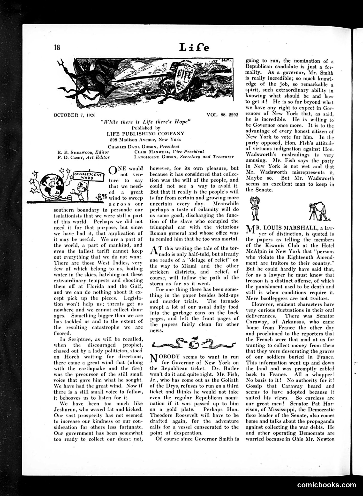 Life — October 7, 1926 — page 20 of 44