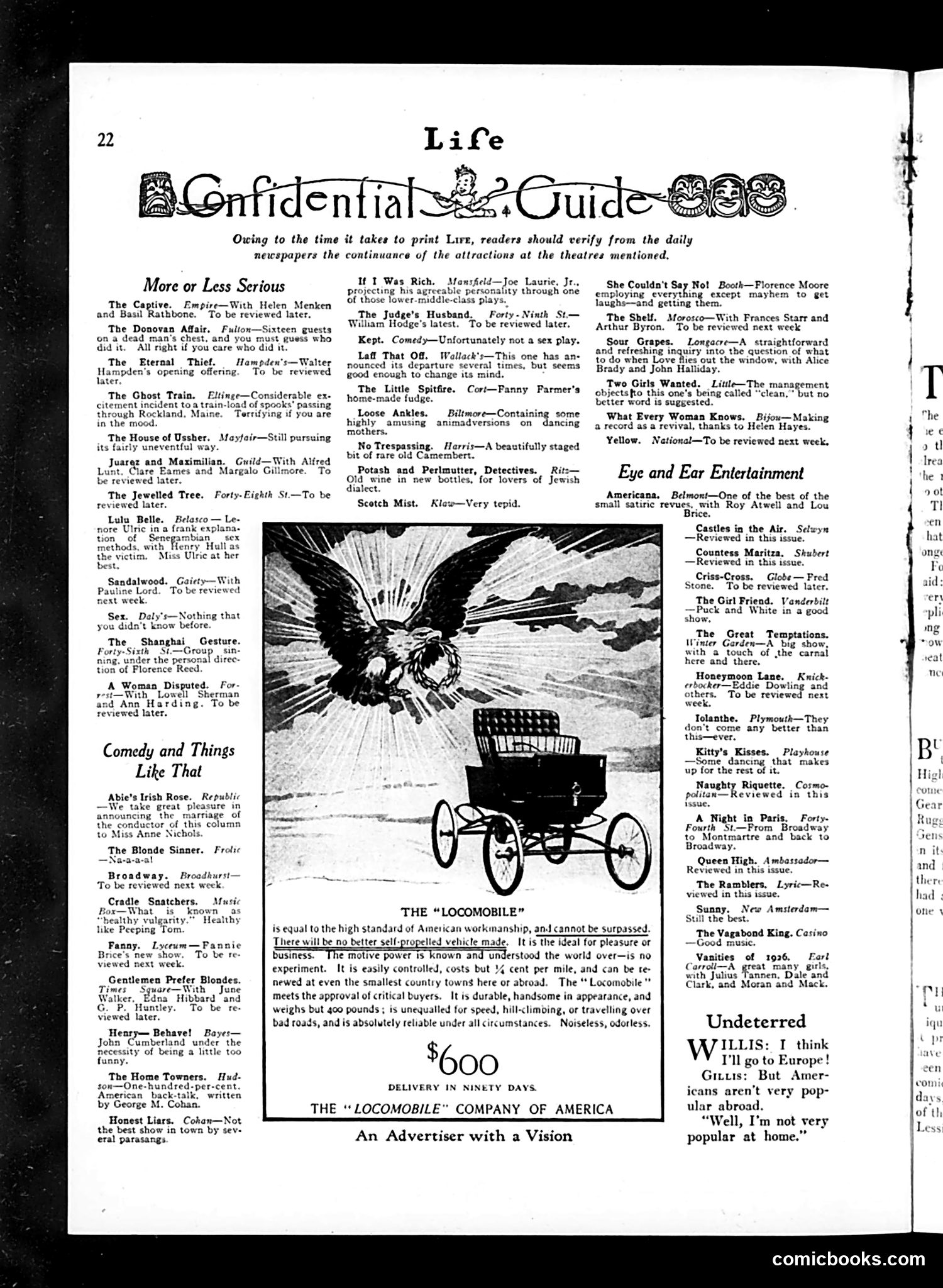 Life — October 7, 1926 — page 24 of 44