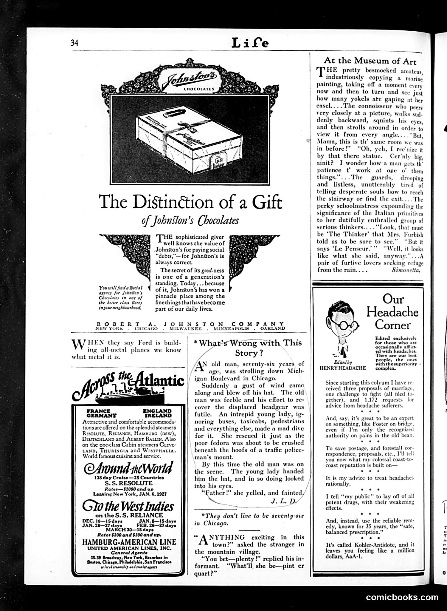 Life — October 7, 1926 — page 36 of 44