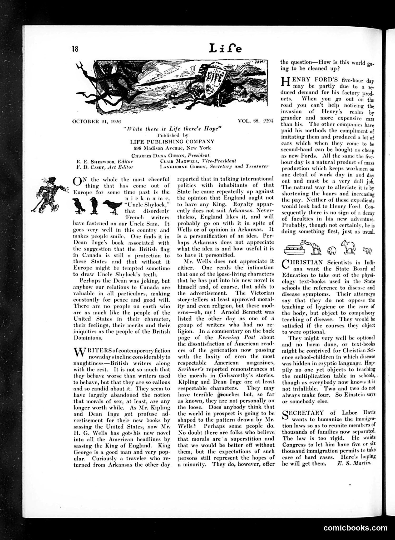 Life — October 21, 1926 — page 20 of 44