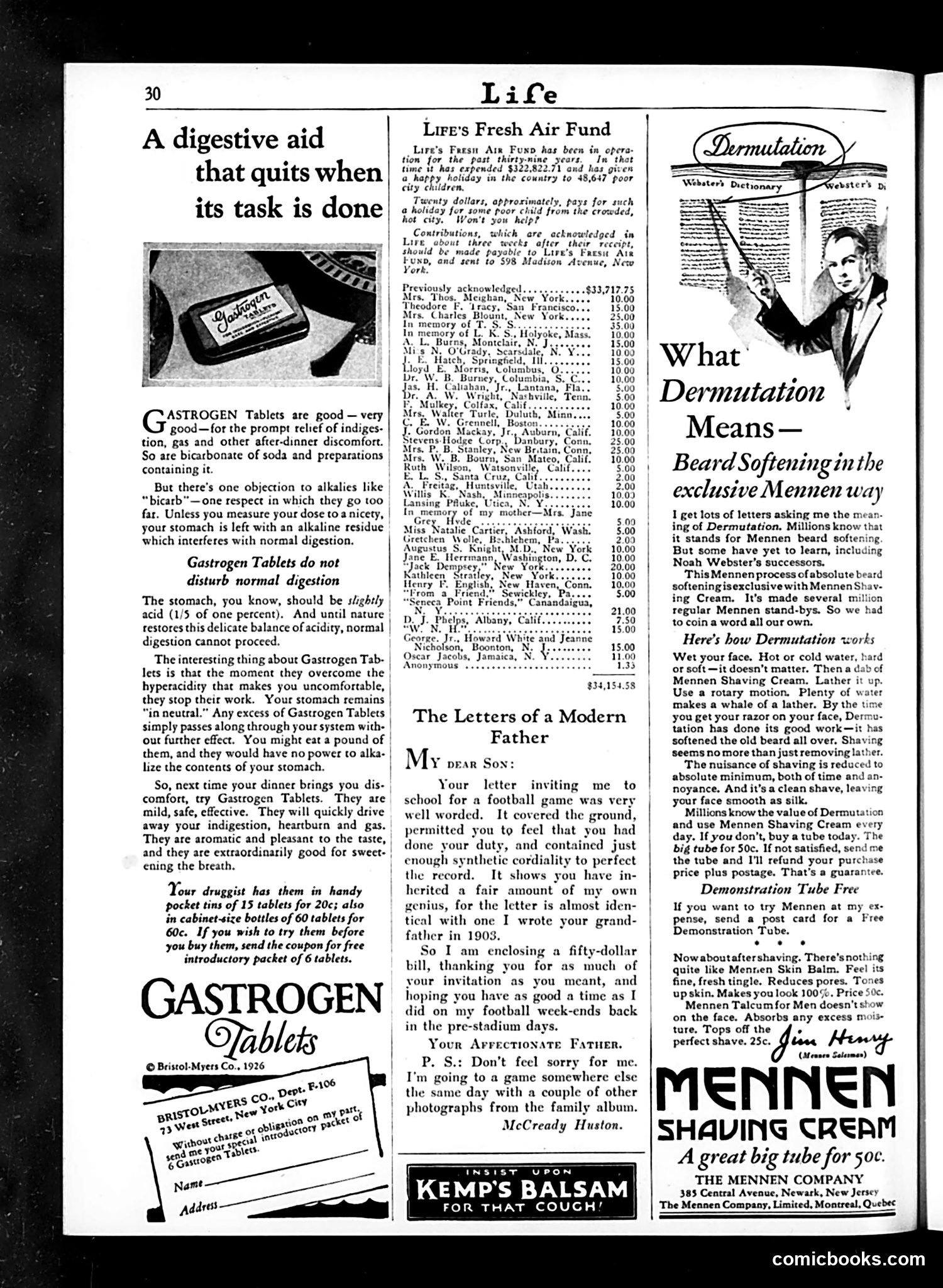 Life — October 28, 1926 — page 32 of 36