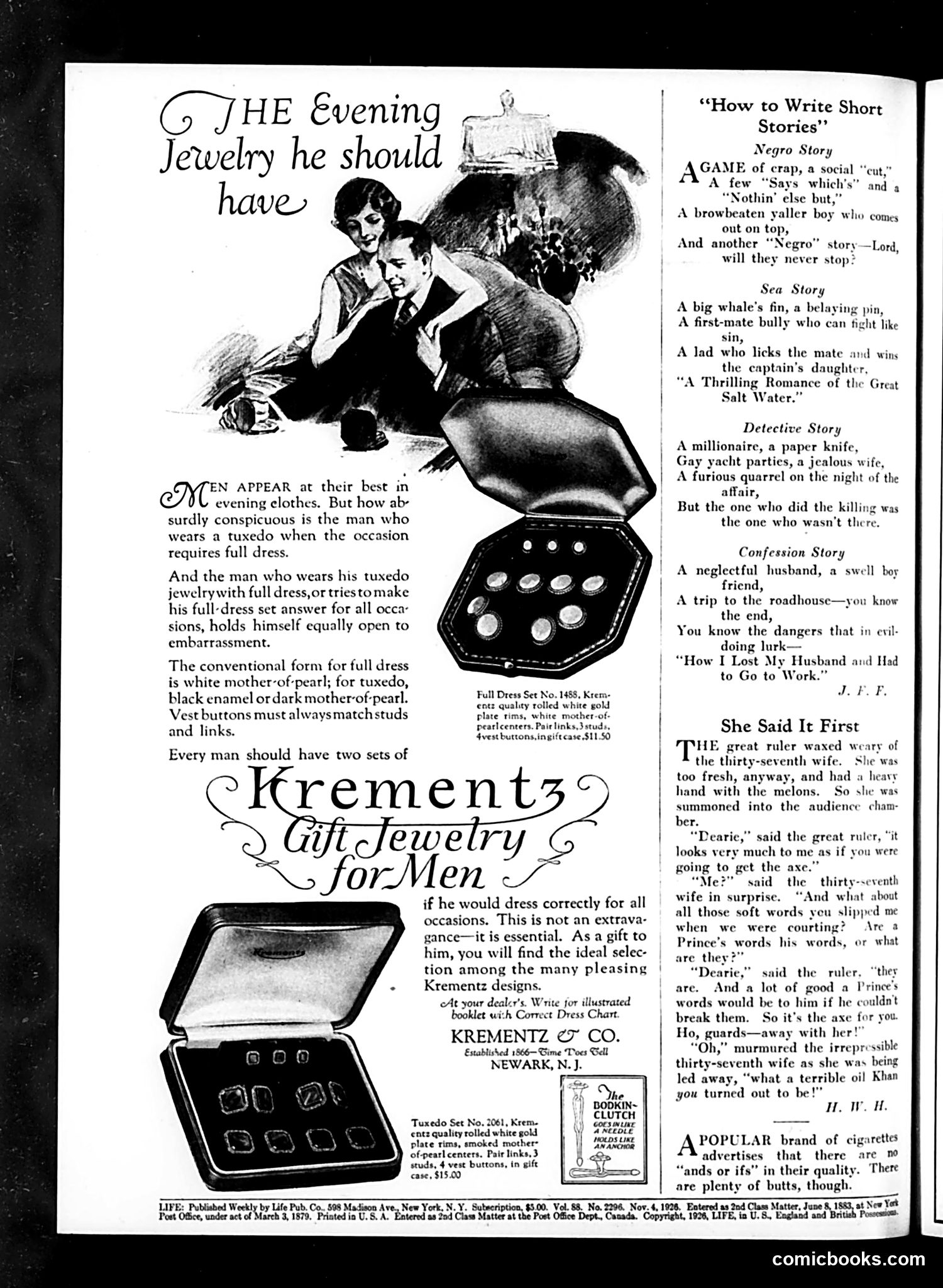 Life — November 4, 1926 — page 4 of 40