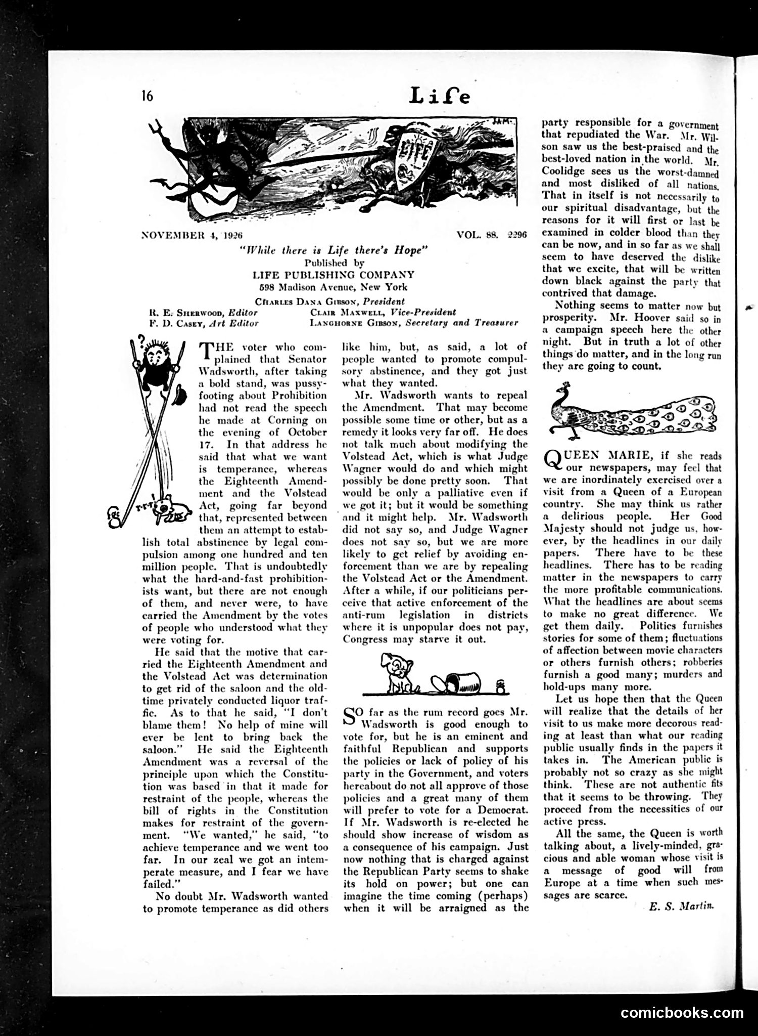 Life — November 4, 1926 — page 18 of 40