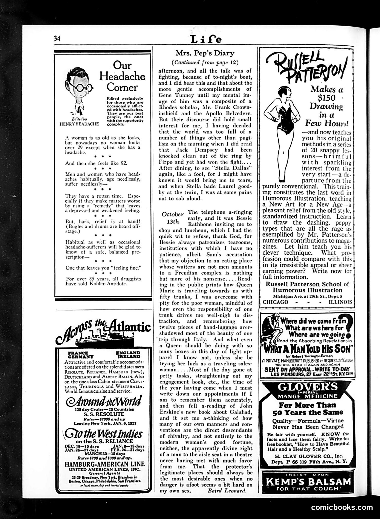 Life — November 4, 1926 — page 36 of 40