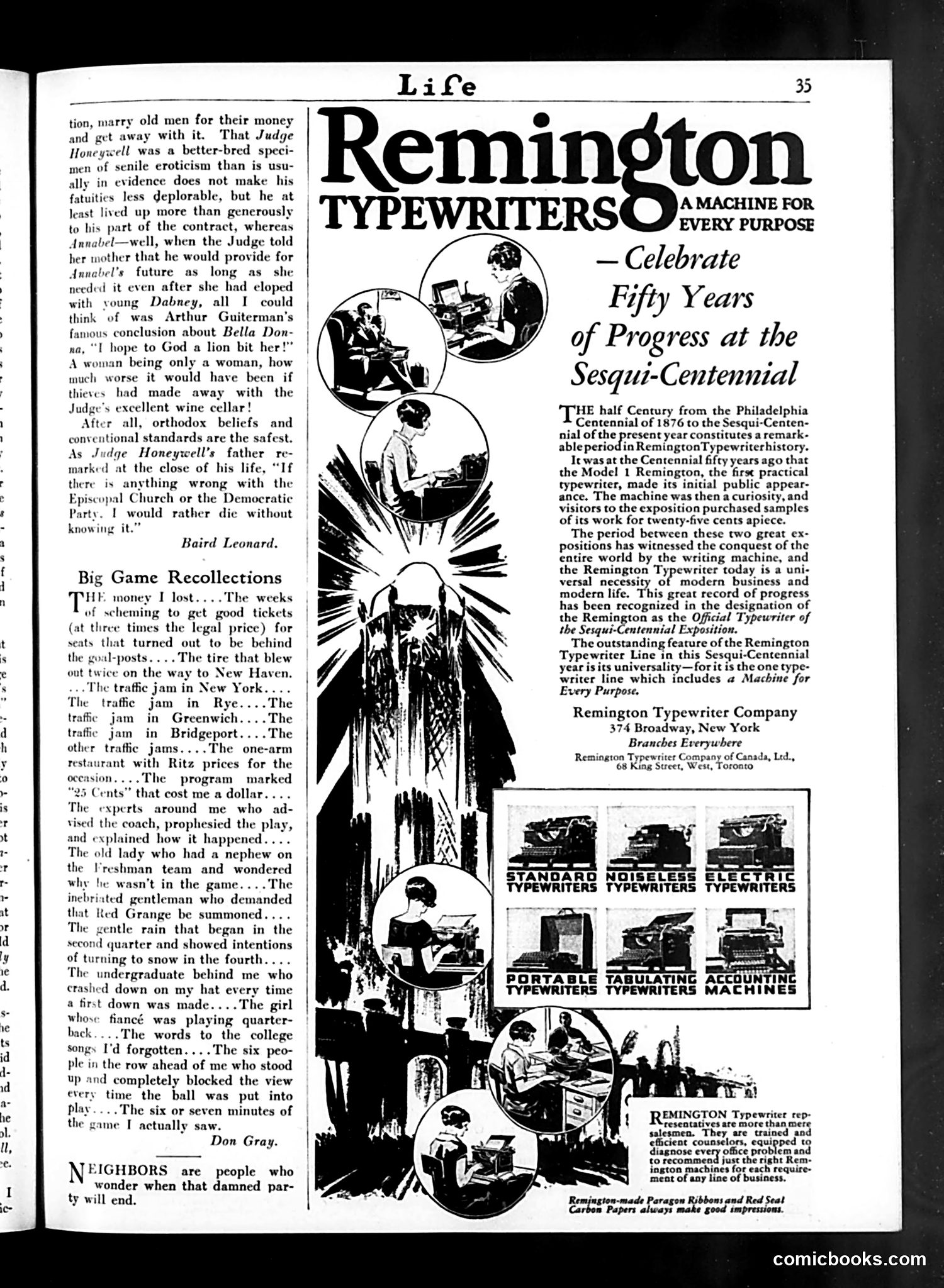 Life — November 11, 1926 — page 37 of 45