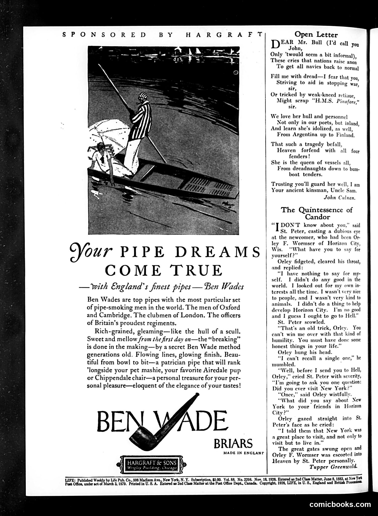 Life — November 18, 1926 — page 4 of 44
