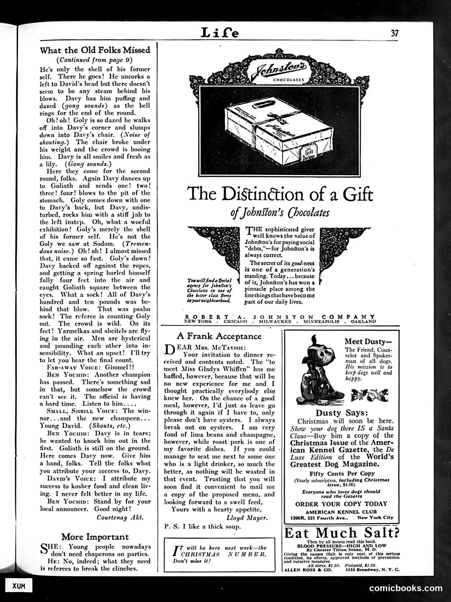 Life — November 25, 1926 — page 39 of 44