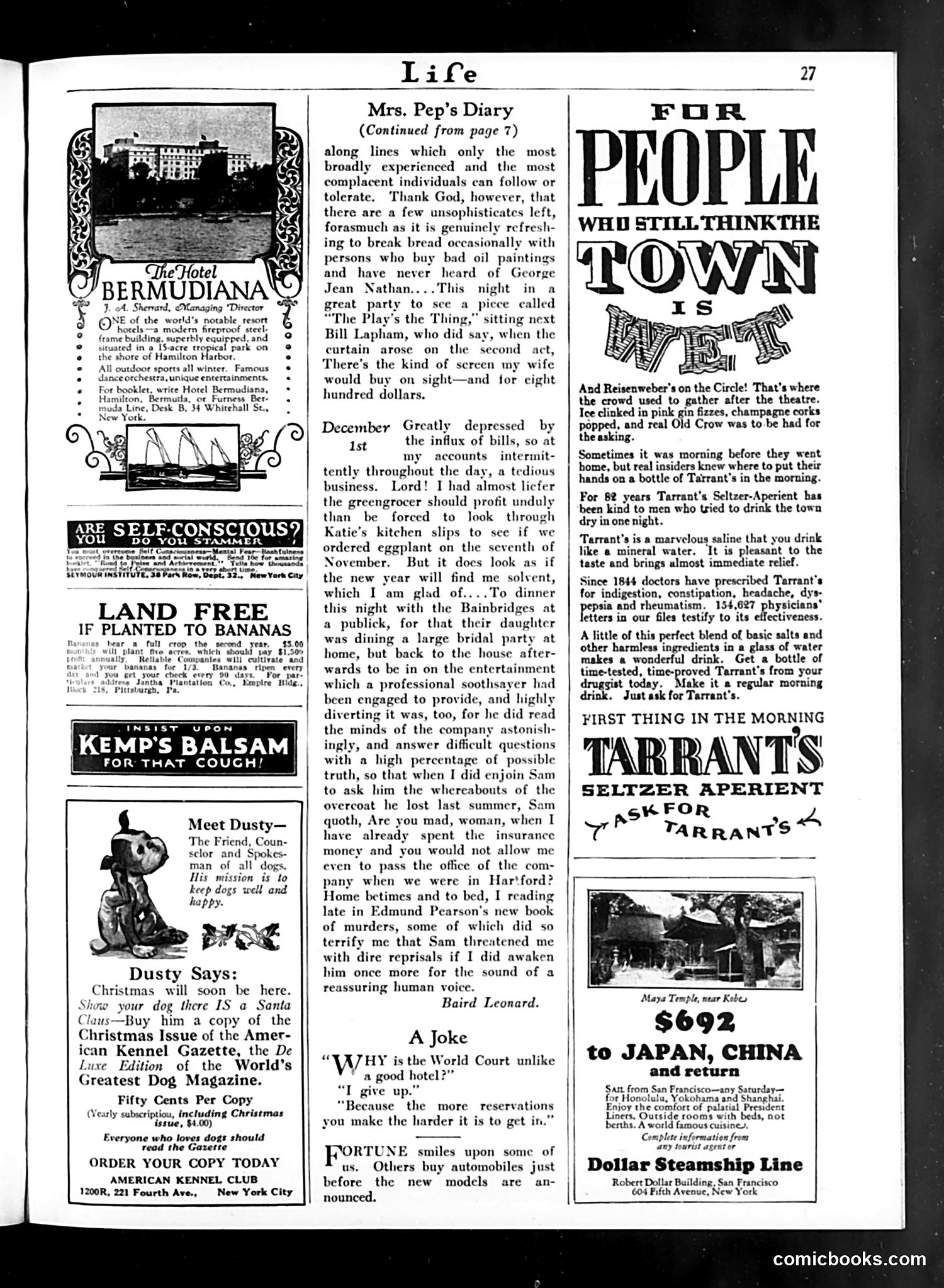 Life — December 23, 1926 — page 29 of 37