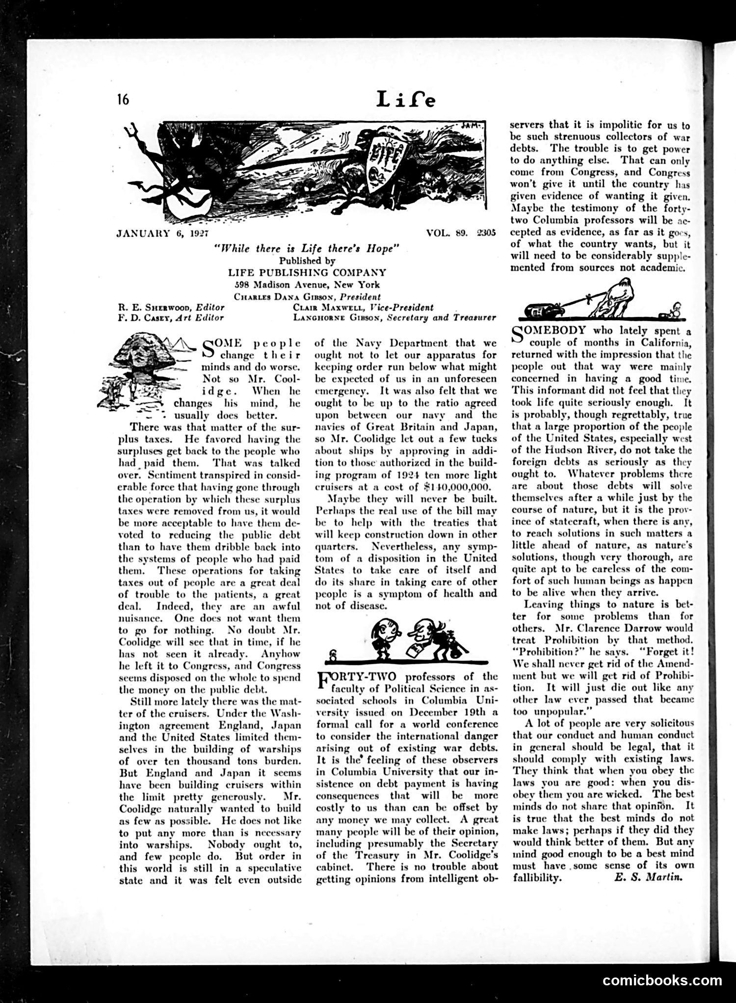 Life — January 6, 1927 — page 18 of 39
