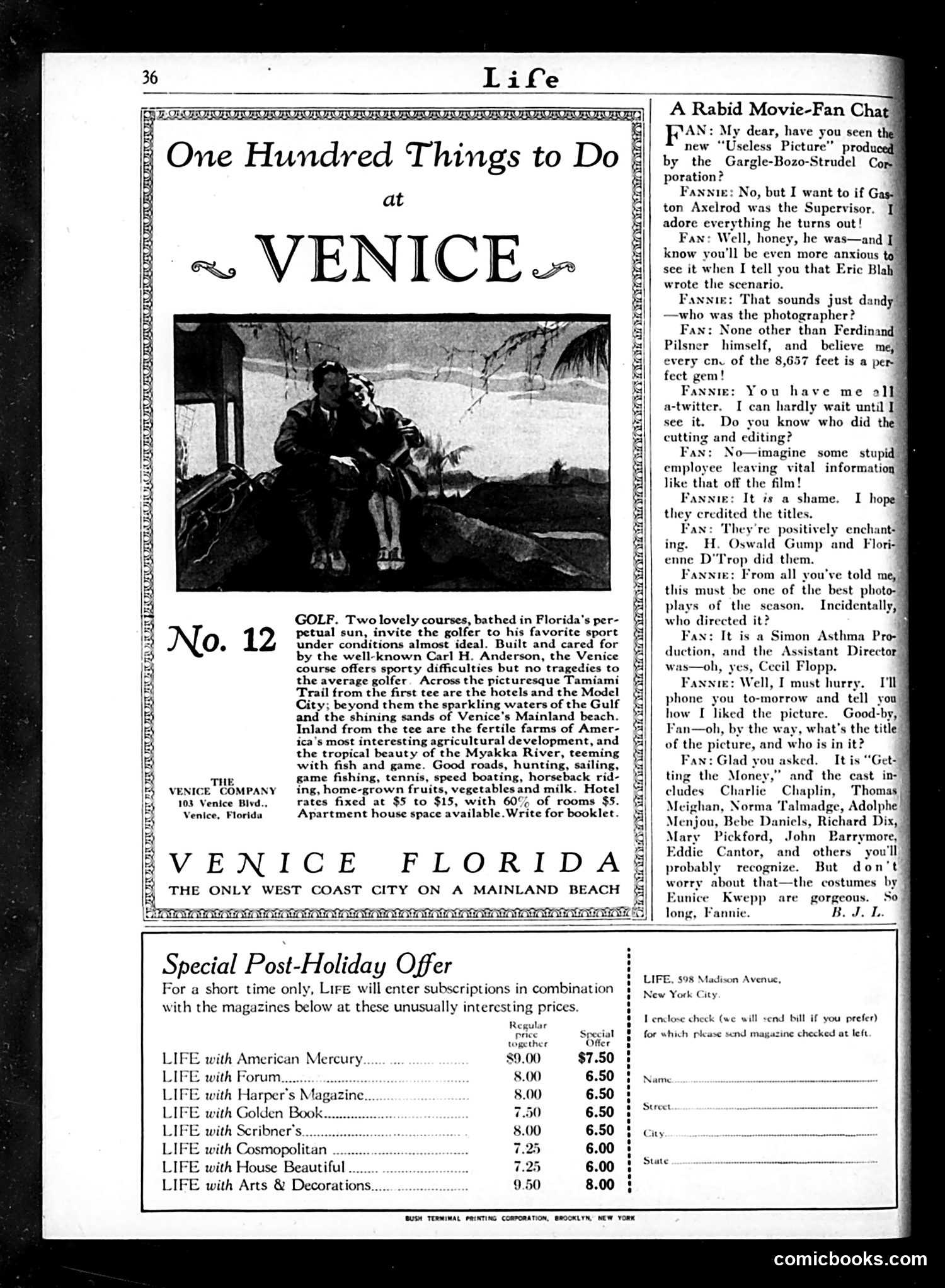 Life — January 6, 1927 — page 38 of 39