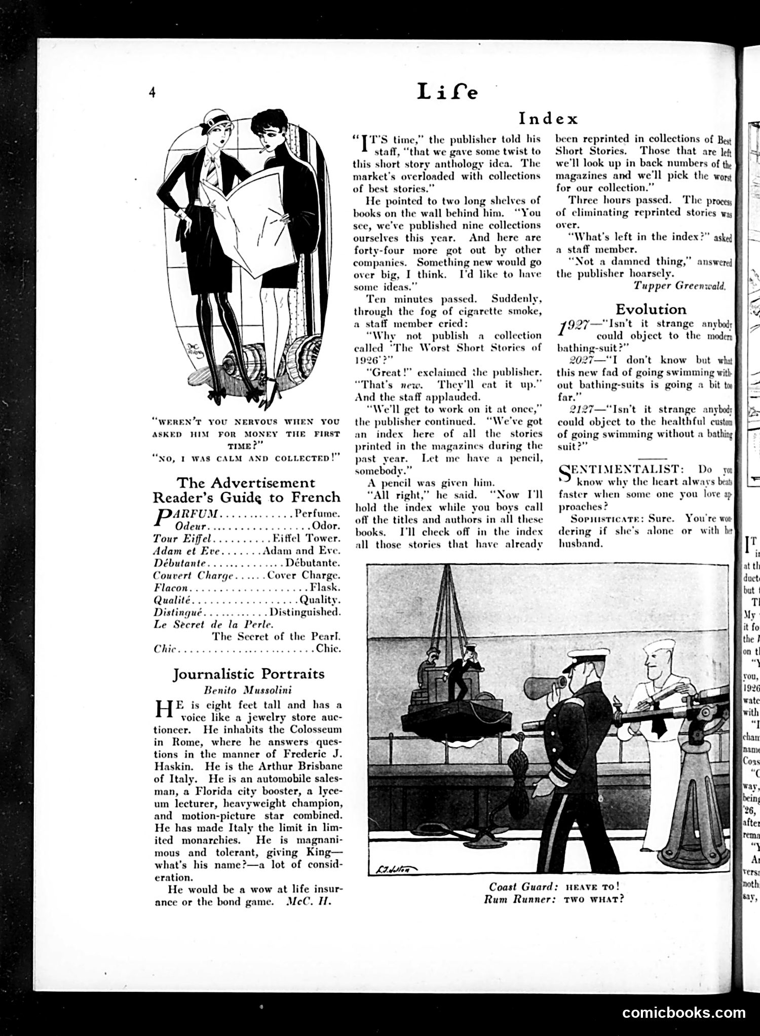 Life — January 20, 1927 — page 6 of 34