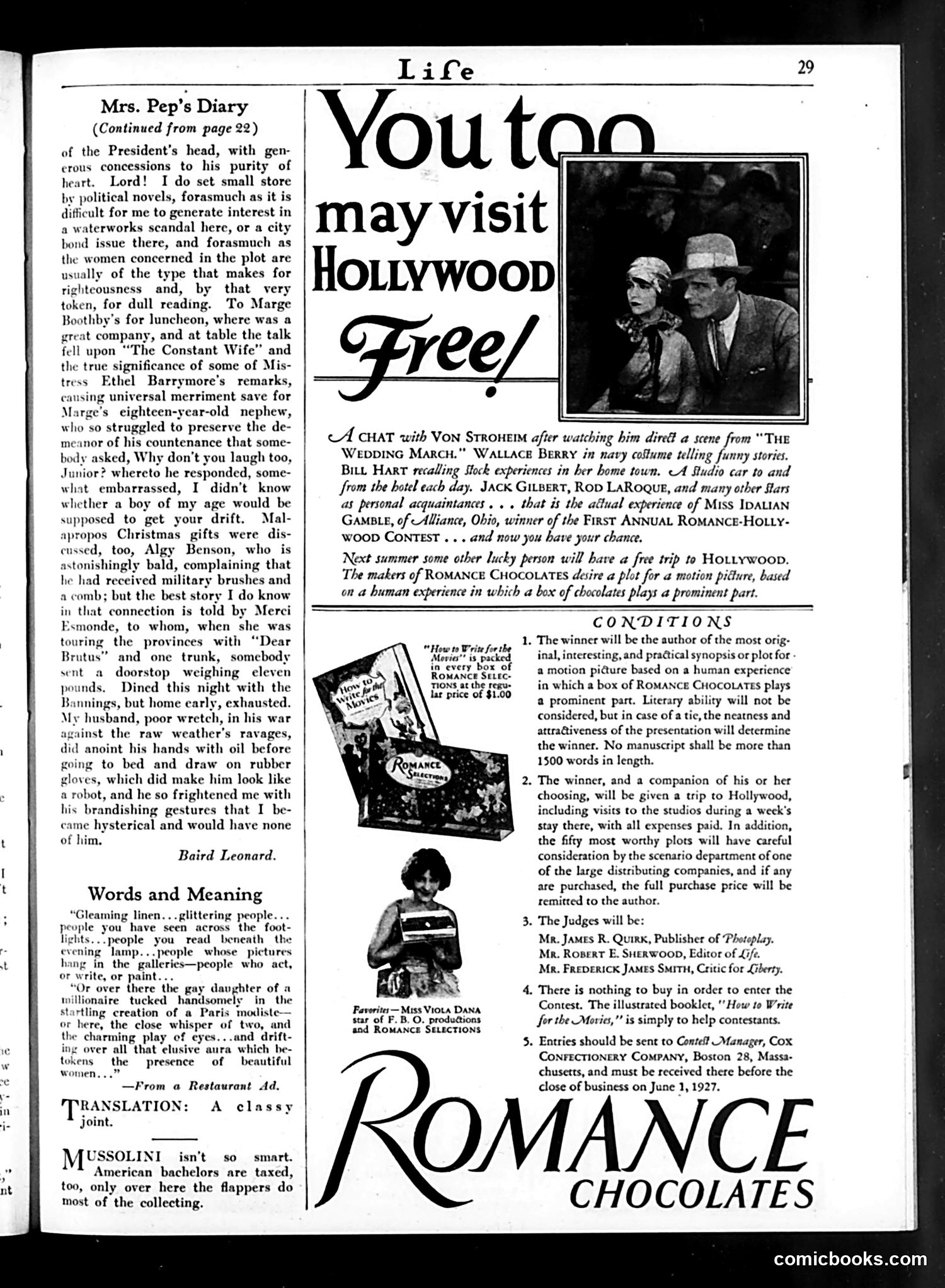 Life — January 20, 1927 — page 31 of 34