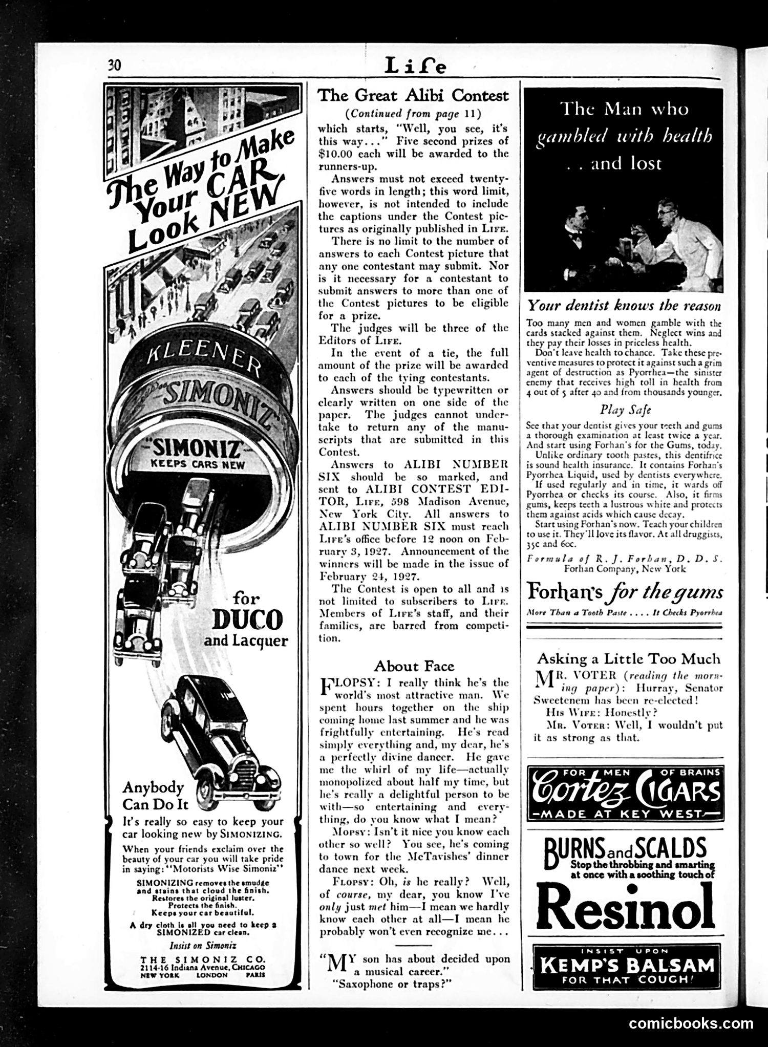 Life — January 20, 1927 — page 32 of 34