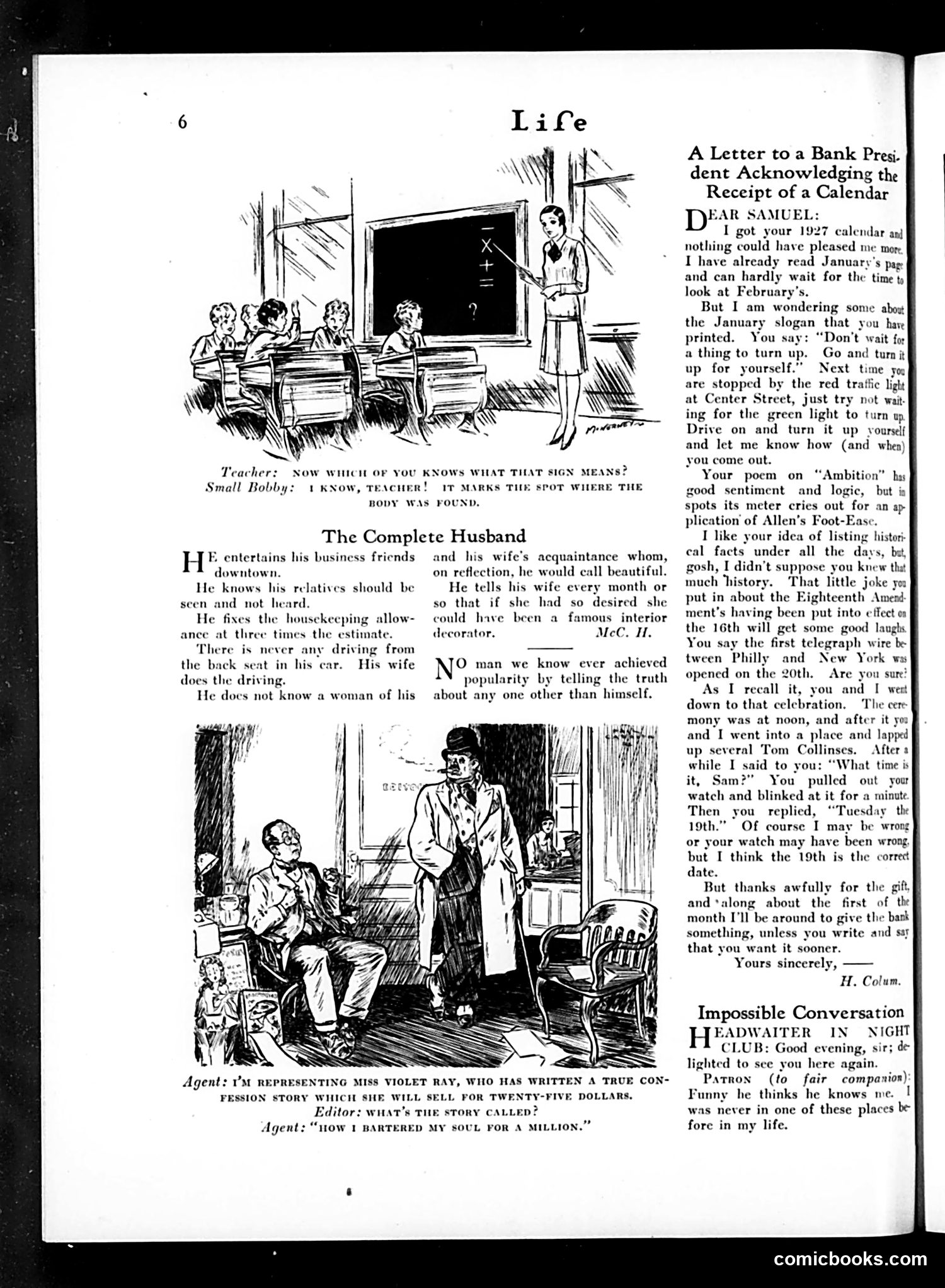 Life — January 27, 1927 — page 8 of 35