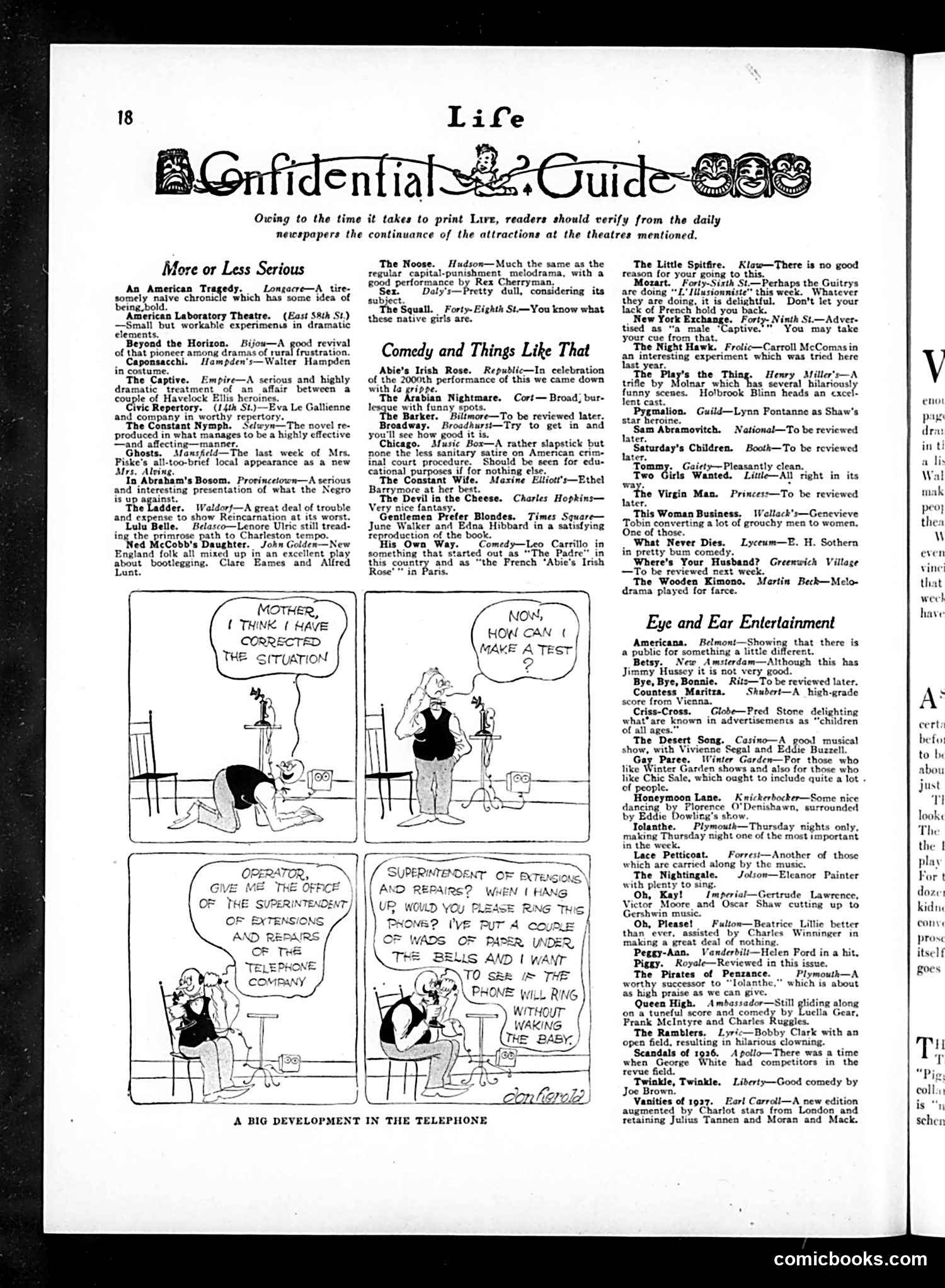 Life — January 27, 1927 — page 20 of 35
